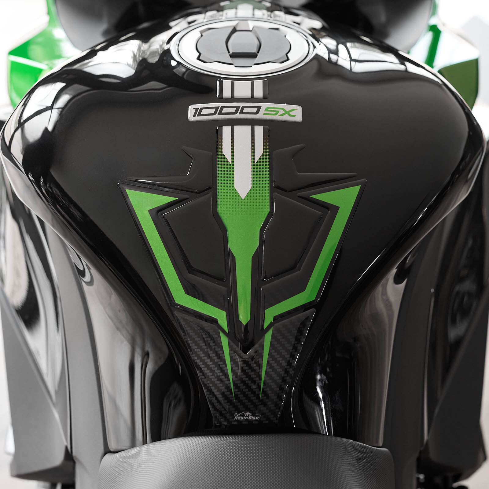 Motorcycle Stickers 3d Tank Pad Protector compatible Kawasaki Ninja 1000 SX 2024