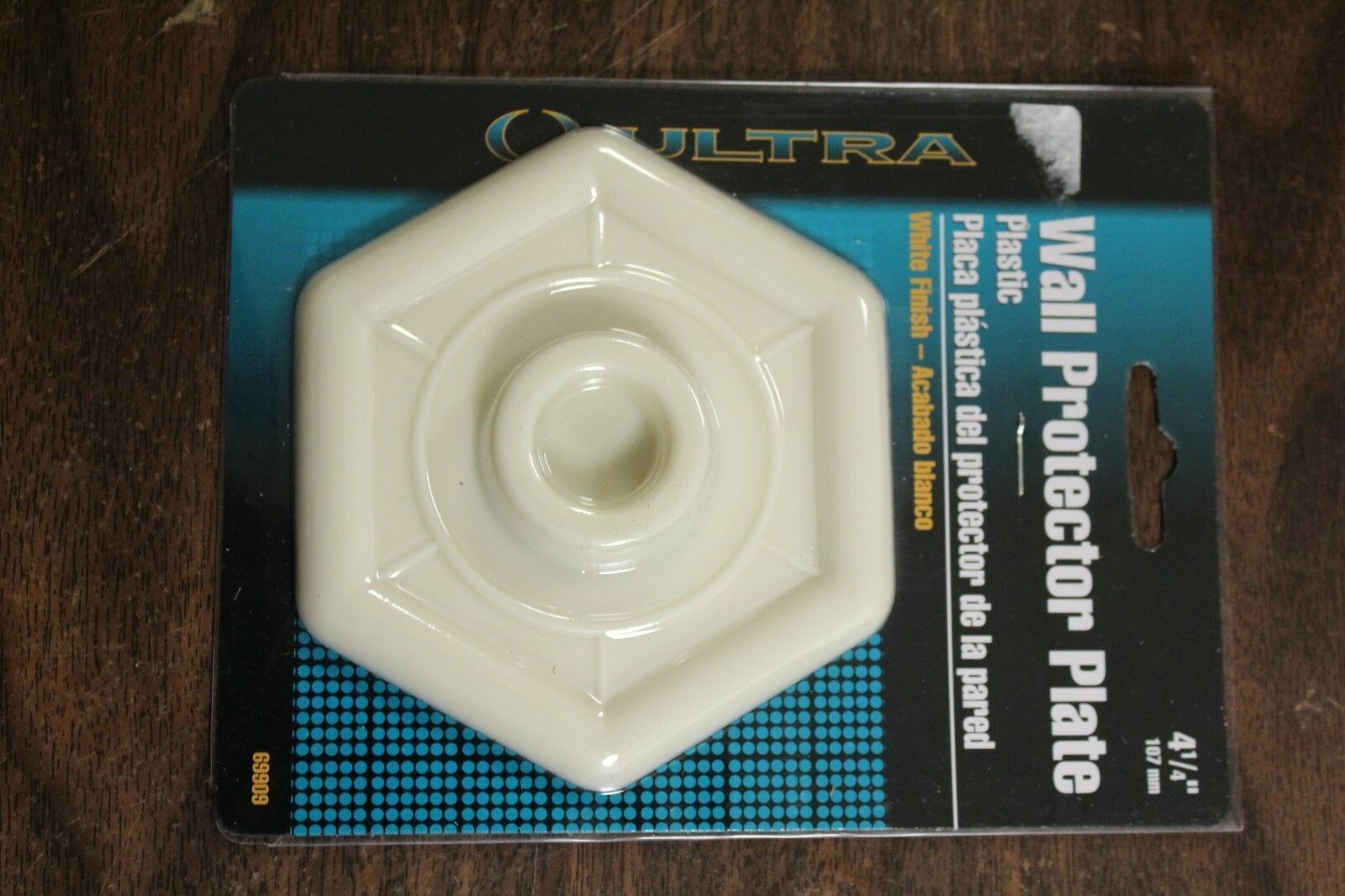 Ultra STOP Door Wall Protecter Plate White 140222 4 1/4" Lot of 3 Self-Adhesive