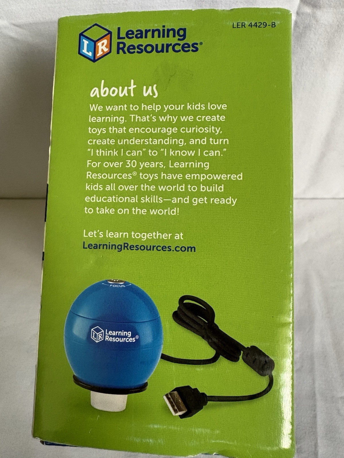 Learning Resource Zoomy 2.0 Handheld Digital Microscope TeachSTEM For Classroom