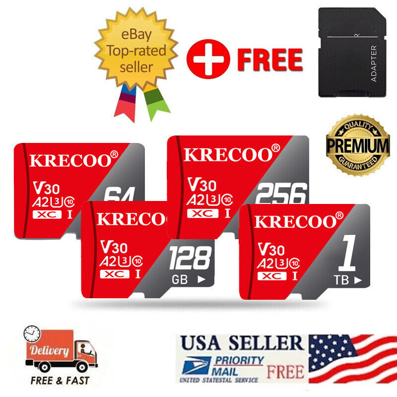 Micro SD Card 64GB 128GB 256GB 1024GB Ultra TF Card Class 10 Memory Card Lot