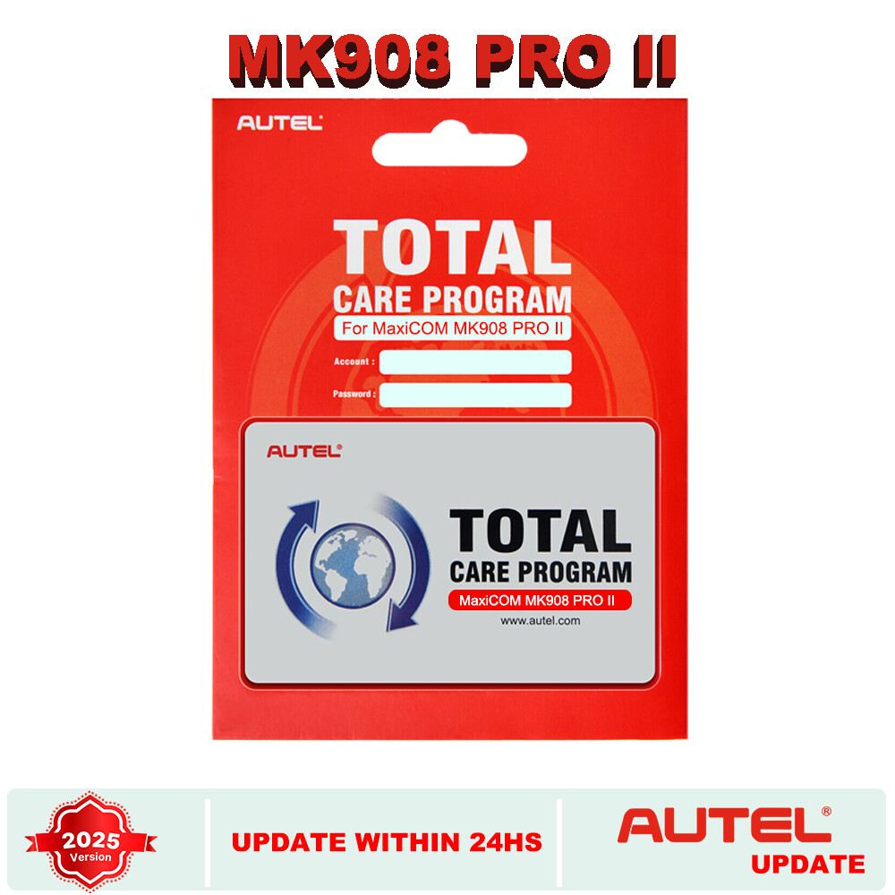 Autel MaxiCOM MK908 PRO II -  One Year Update Service Total Care Program