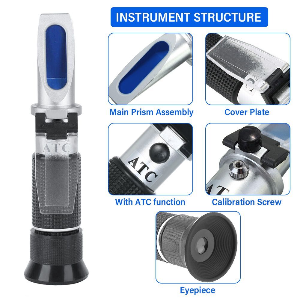Digital Milk Purity Analyzer Tester 0%EF%BD%9E20% Refractometer Handheld...