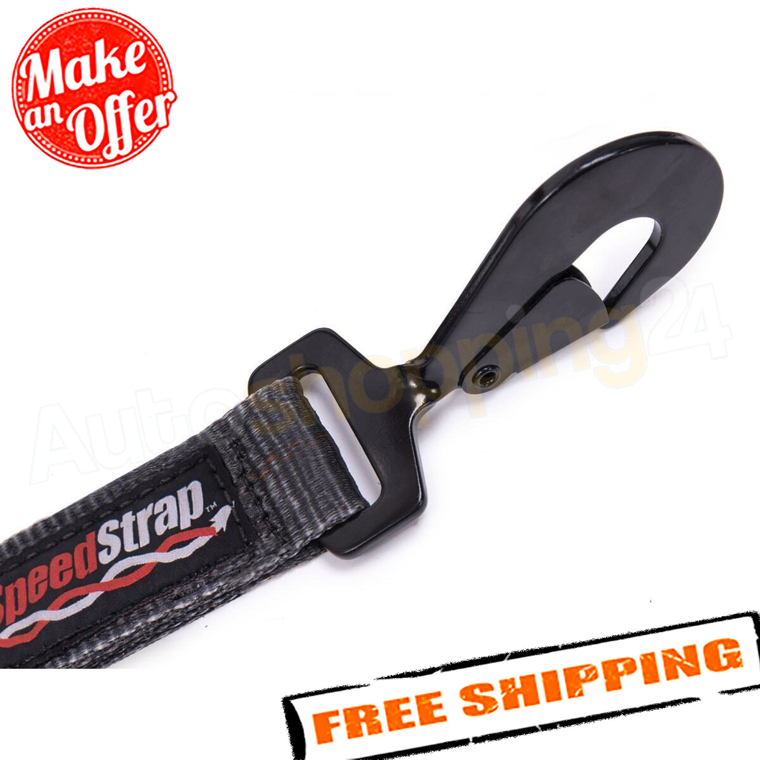SpeedStrap 17590-US 1.75 in. 3-Point Spare Tire Tie-Down with Twisted Snap Hooks