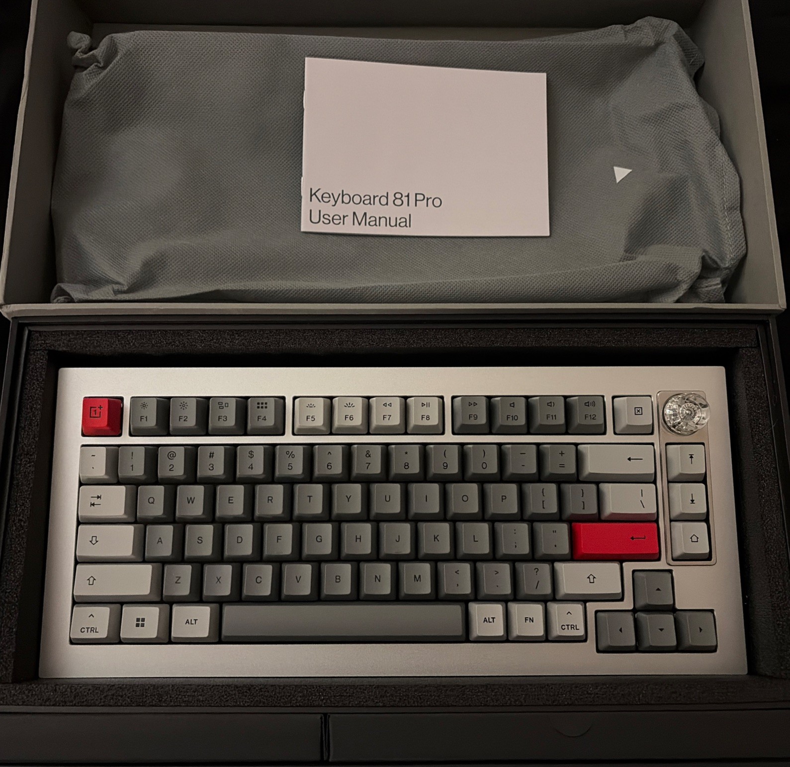 OnePlus 81 Pro QMK/VIA Custom Mechanical Keyboard (Winter Bonfire)