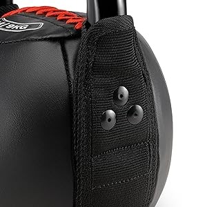 Marcy Strength Training Soft Kettlebell with Handle for Weightlifting,
