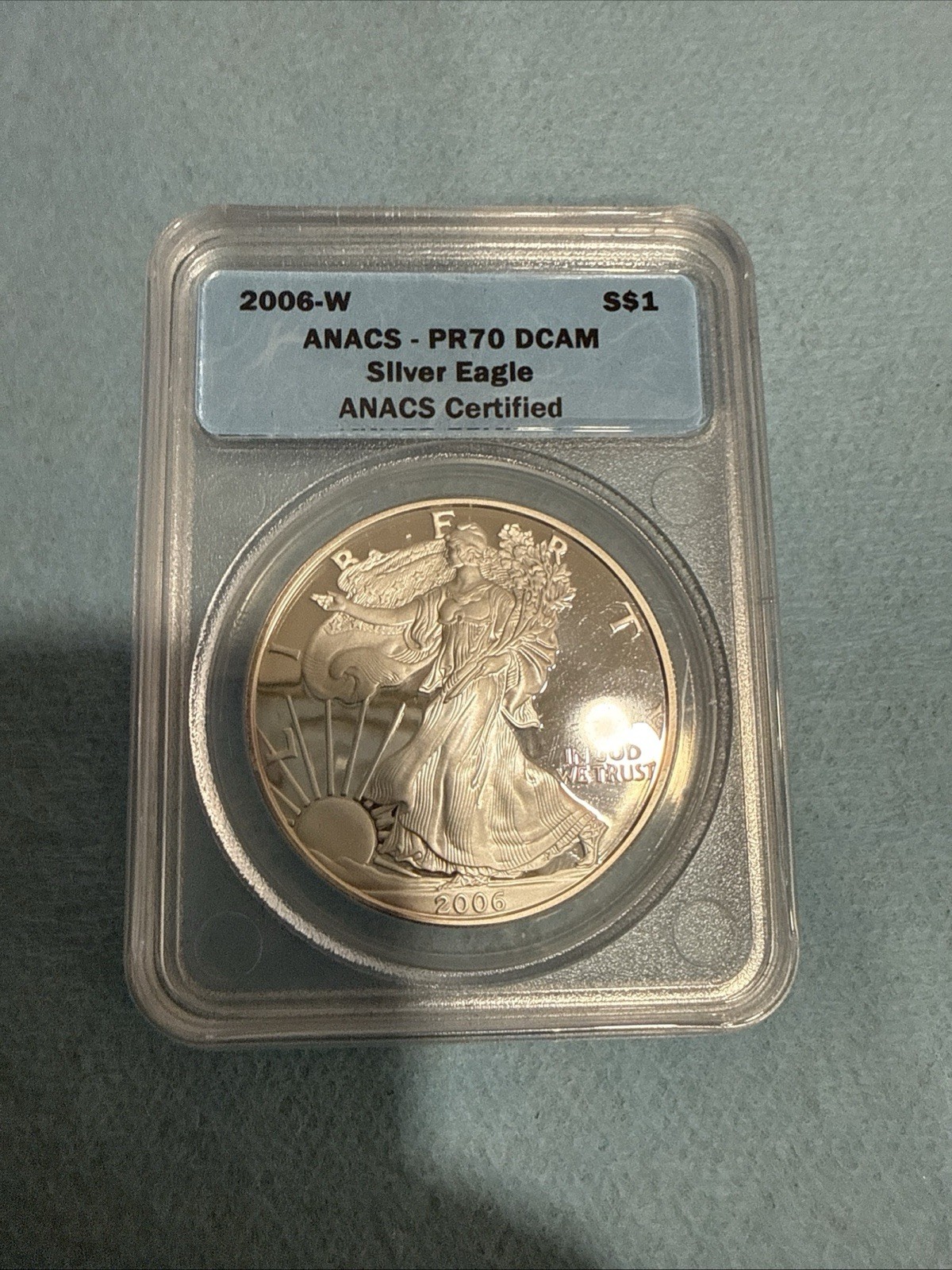 2006-W SILVER EAGLE ANACS PR70DCAM