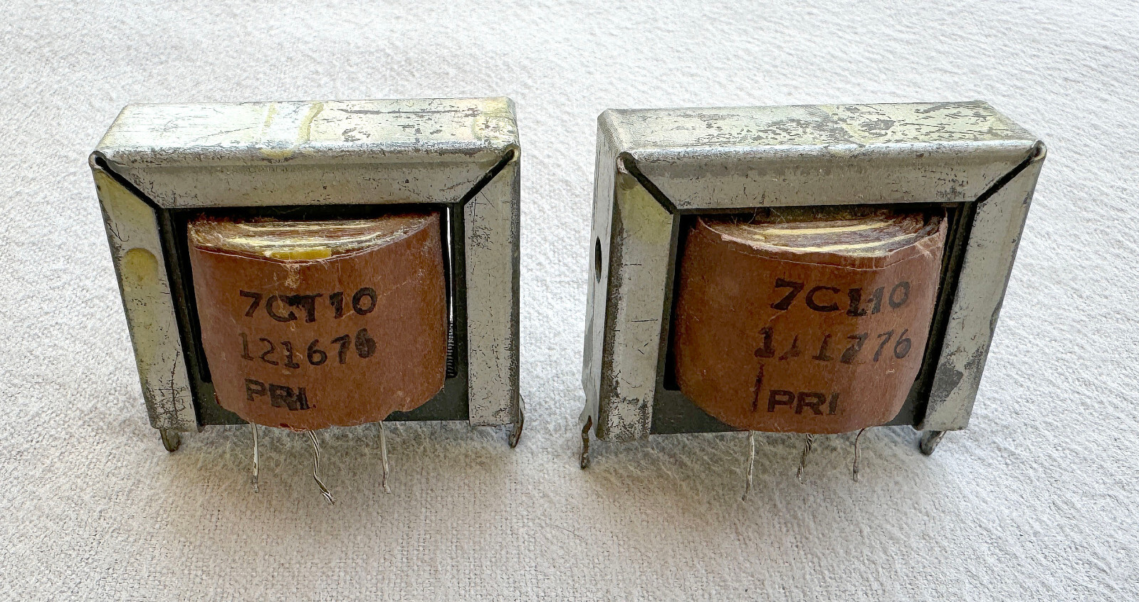 Two Vintage MCI 7C110 JH-110 Input Audio Transformers 10K:2K Step Down