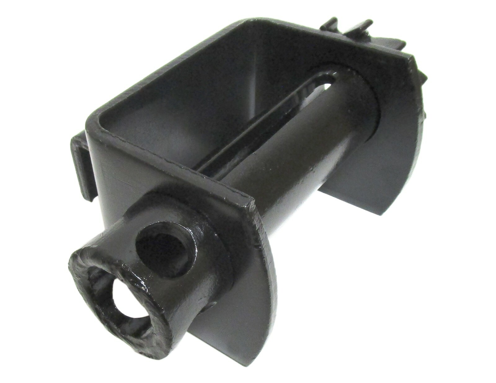 4" Bolt On Low Profile Truck Winch Tie Down 5,000 lbs Portable Webbing Strap Tow