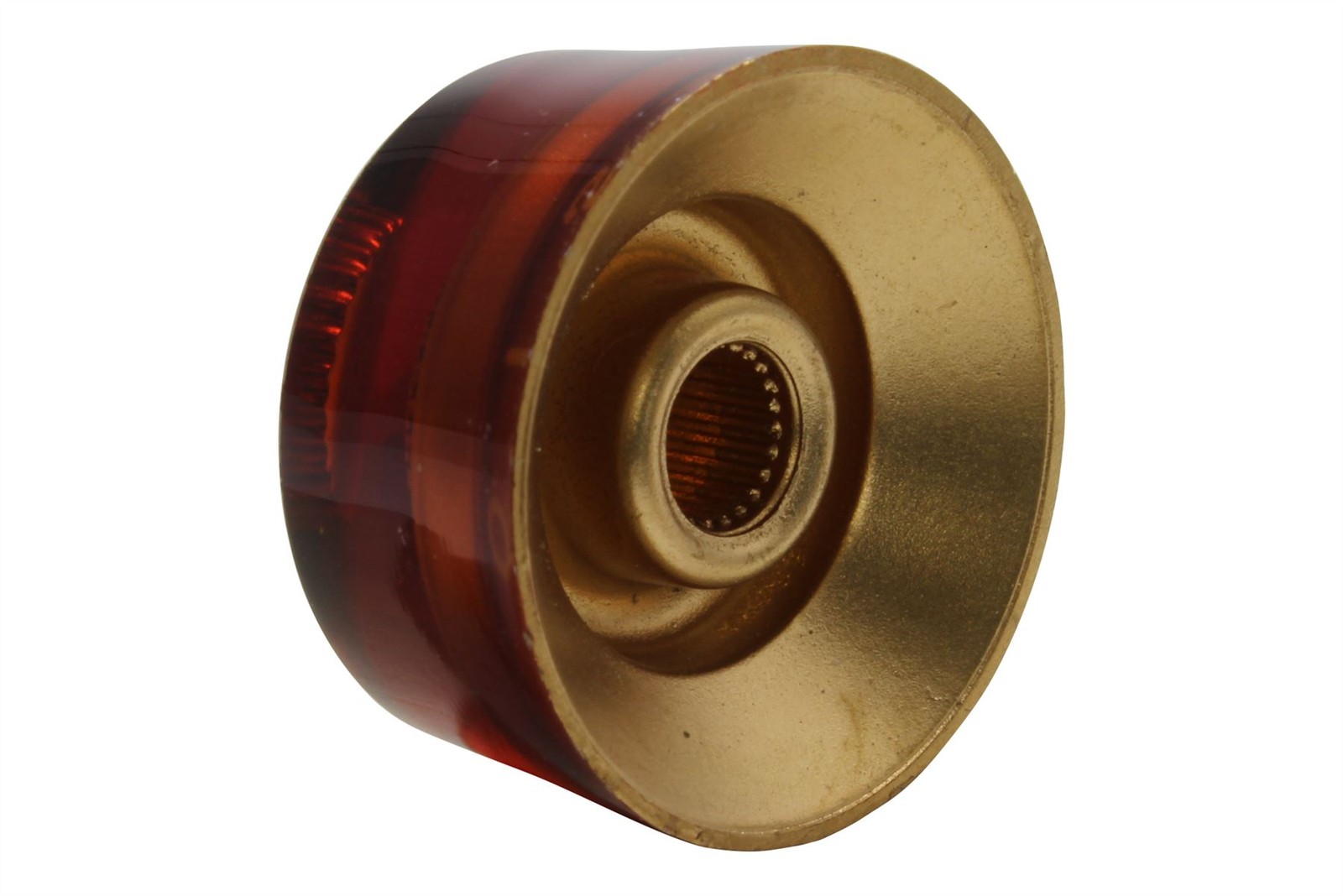 Amber Speed Knobs 4pk for Gibson guitars with US fine splines