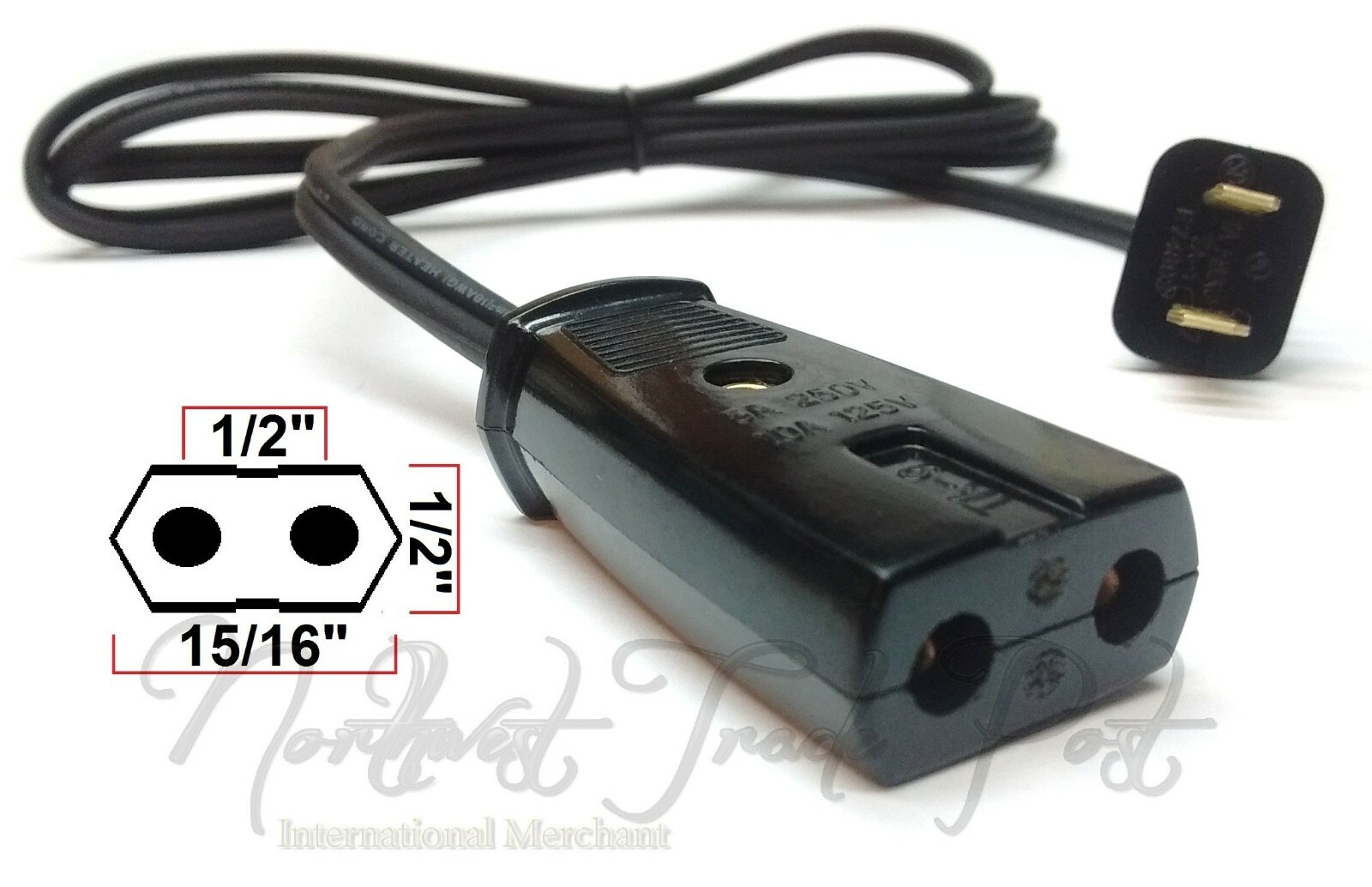 West Bend Replacement 6ft Power Cord for Vtg Automatic Coffee Maker Percolator