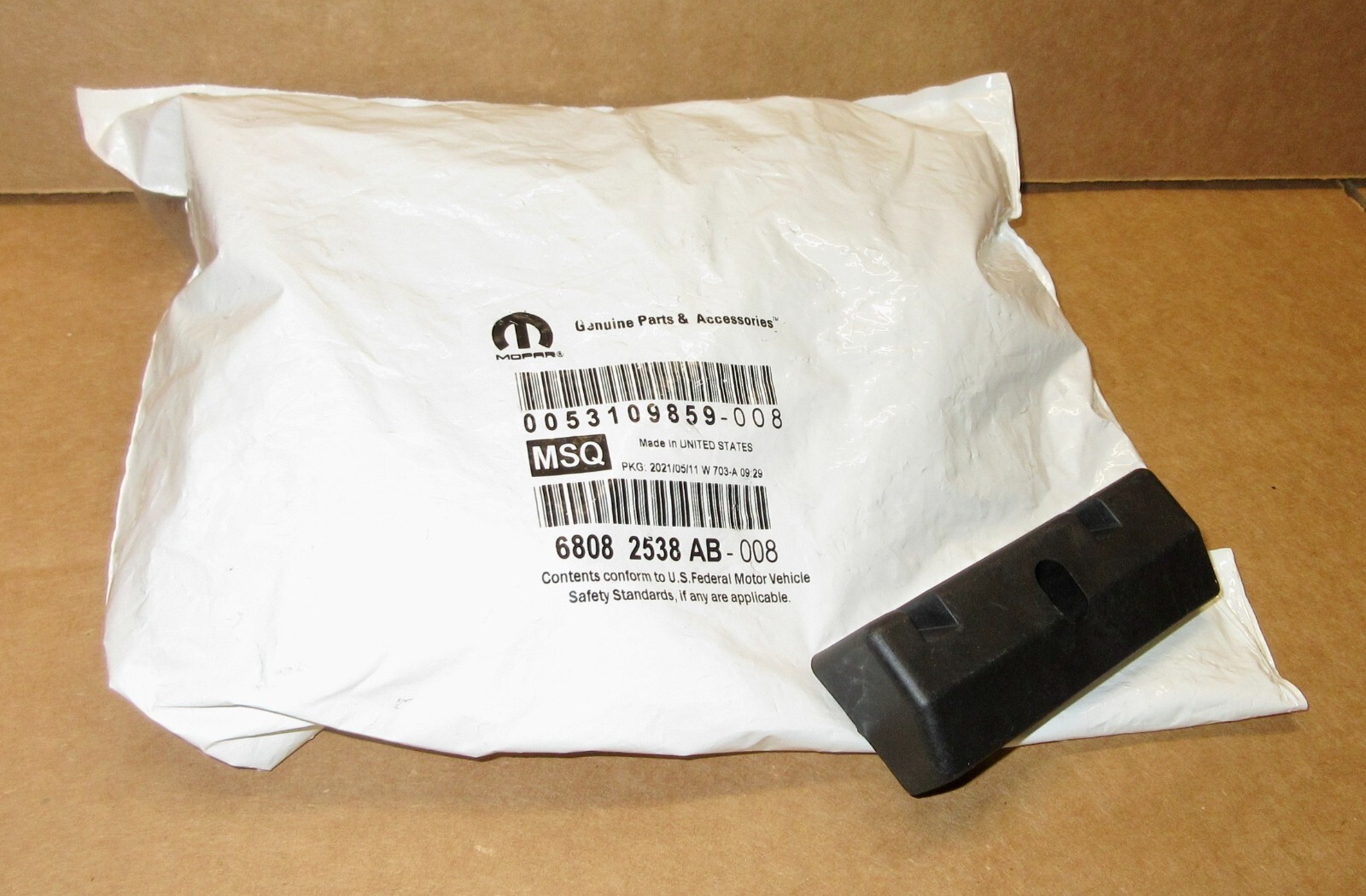 Mopar 68082538AB battery hold down bracket 2012-2024 Ram, Jeep, OEM