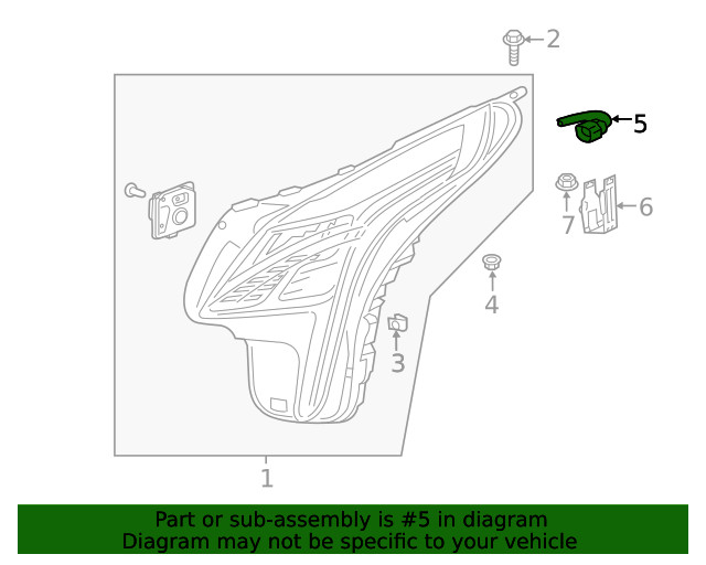 Genuine GM Forward Lamp Wiring Harness 84303916