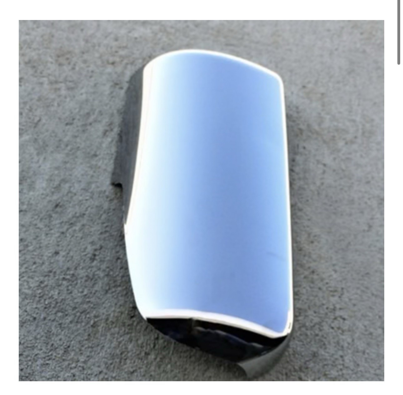 Freightliner RH Chrome Mirror Shell - P/N  22-76858-503