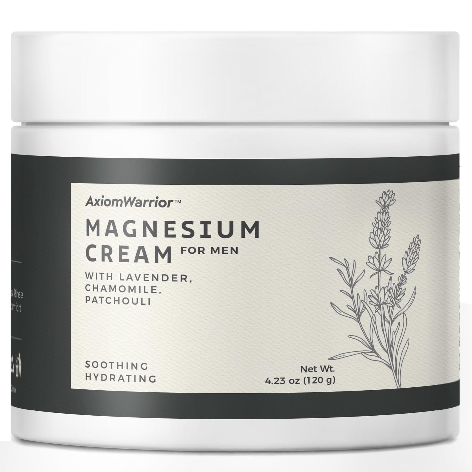AxiomWarrior Magnesium Cream for Sleep & Leg Cramps: 4.23 Fl Oz (Pack of 1)