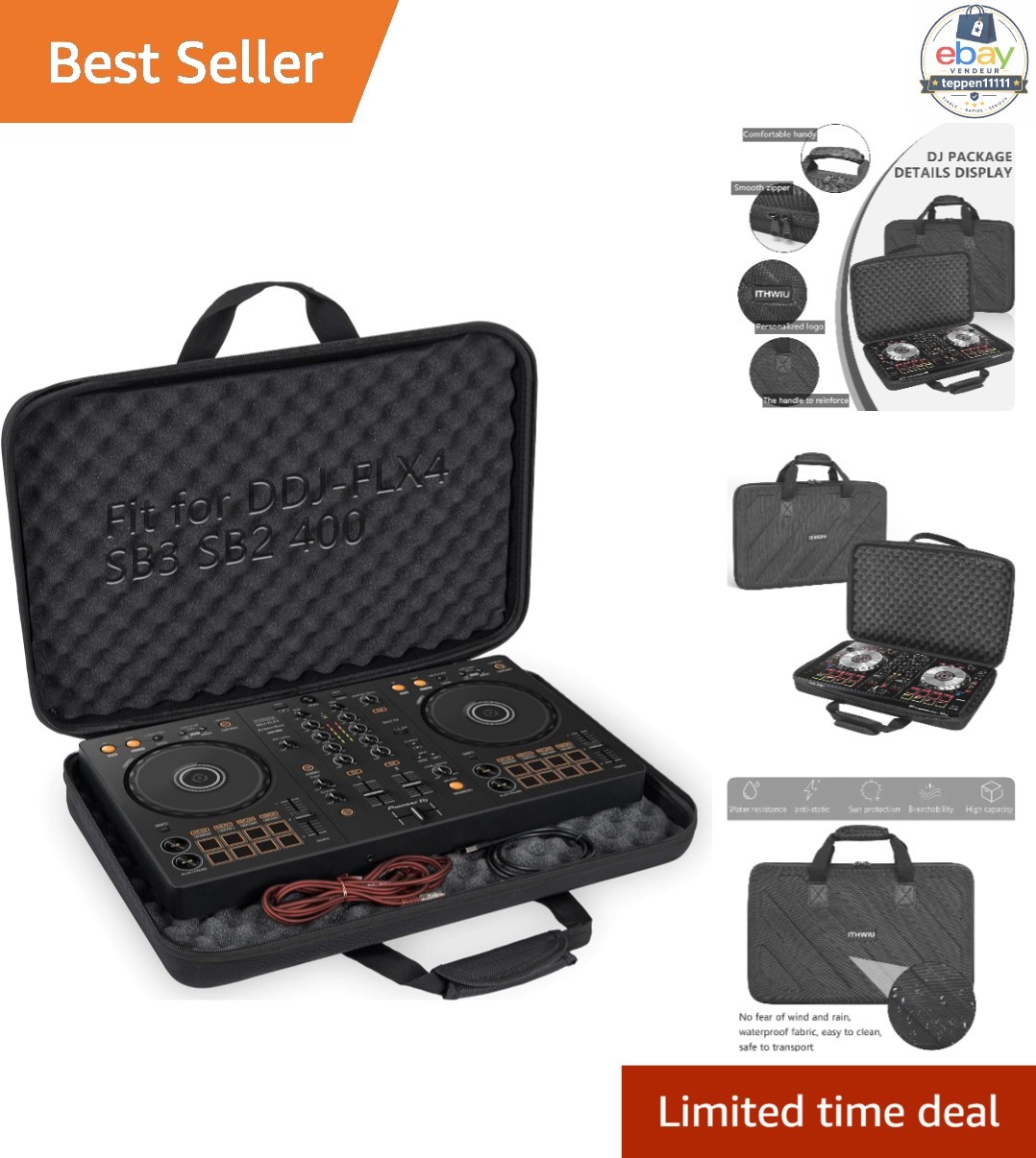 Lightweight Hard Storage Case for DDJ-400 DDJ-SB3 DDJ-SB2 DDJ-RB