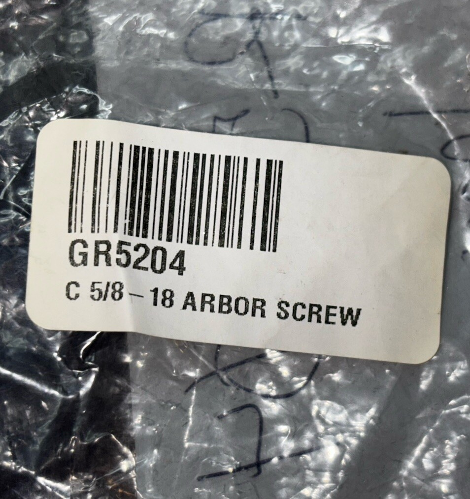 GR5204 QUALITY 5/8-18 ARBOR SCREW 3 Pieces