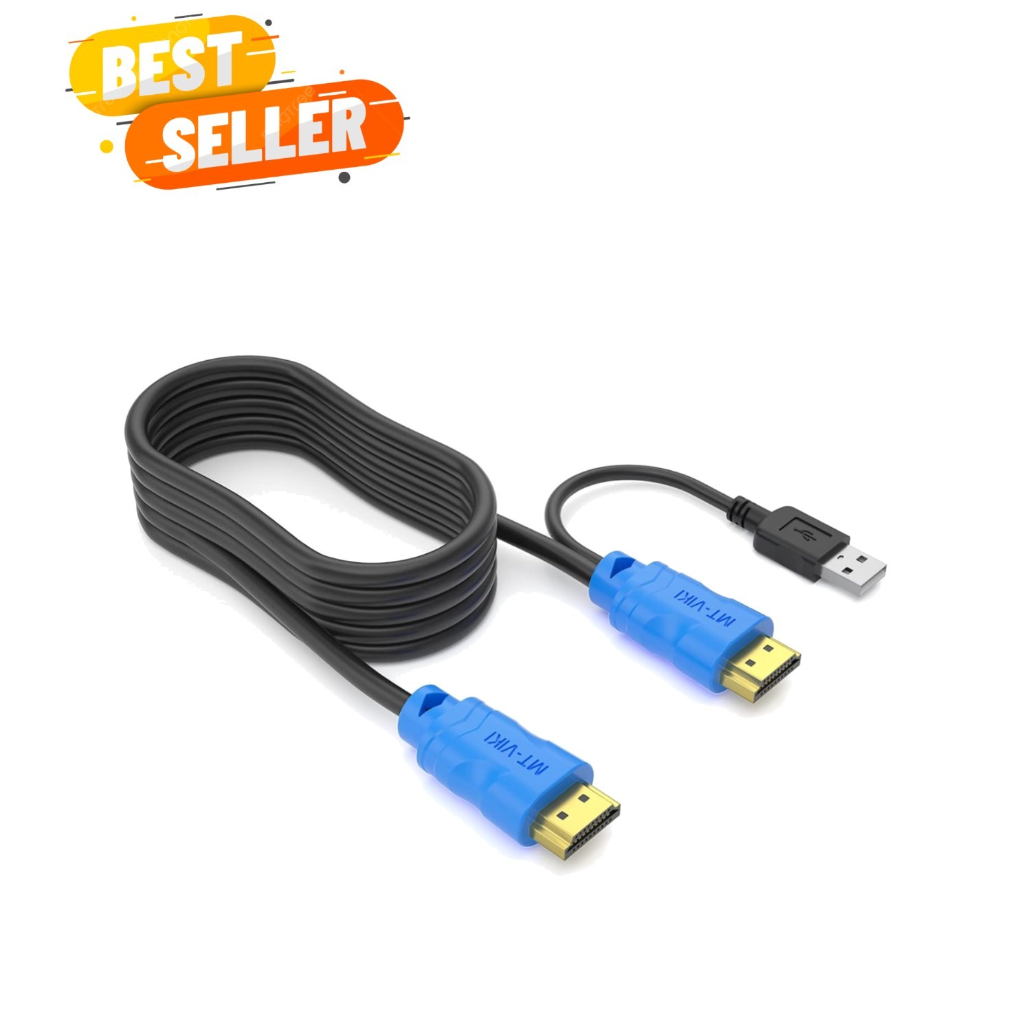 1.8m High-Speed USB HDMI KVM Cable for Seamless Multi-Device Connectivity