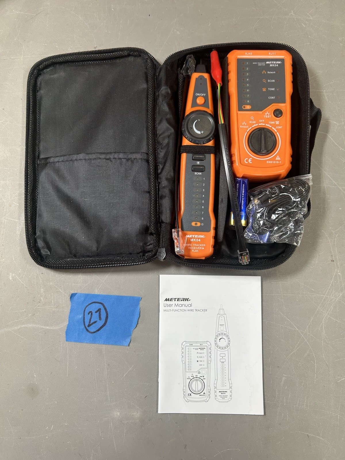 Meterk Multi-Function Wire Tracker MK04 RJ45 LAN Network Cable Tester