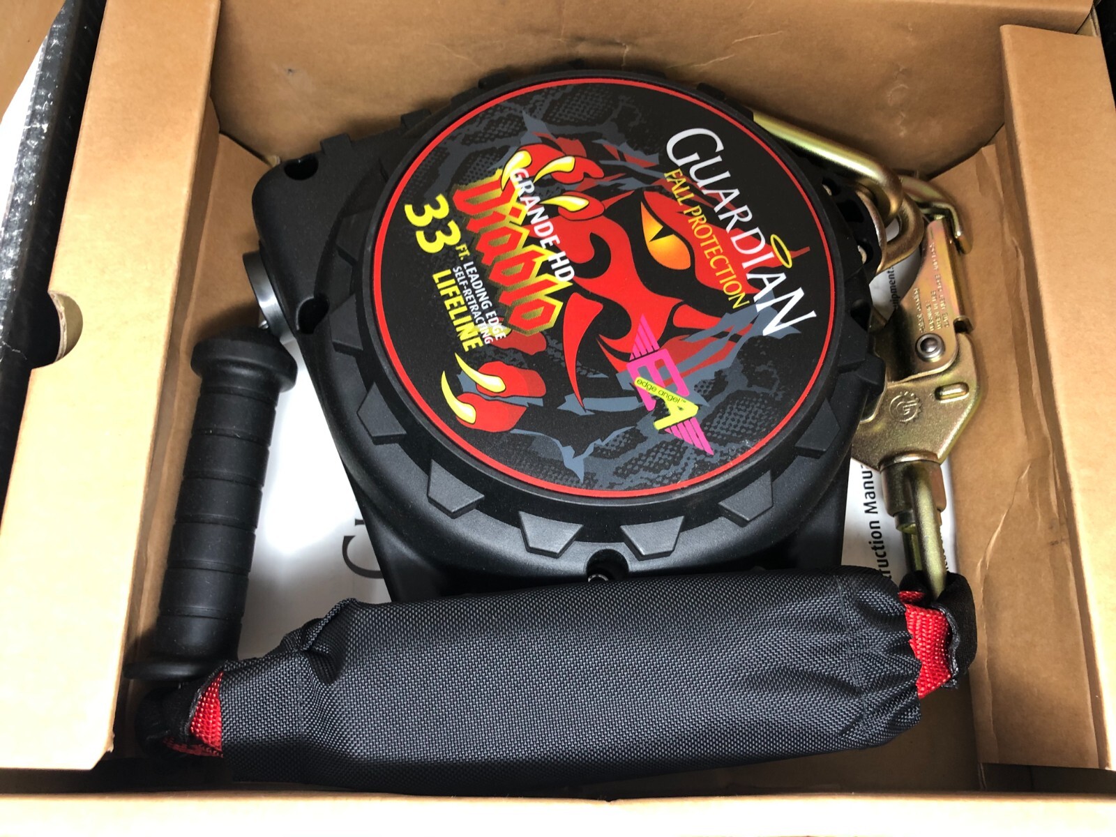 Guardian 42012 Diablo Nylon Shock Packed Galvanized Cable SRL 17'