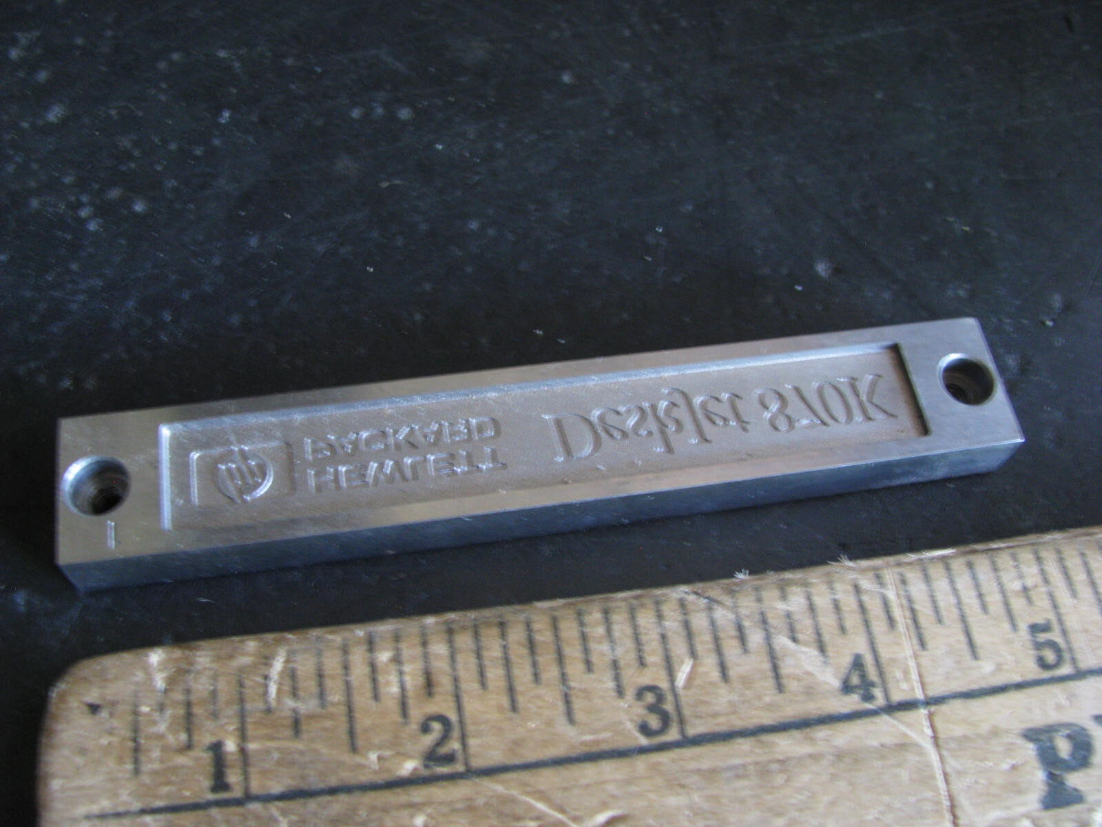 CASE BADGE CASTING MOLD-HP DESKJET 870K PRINTER vintage computer HEWLETT PACKARD