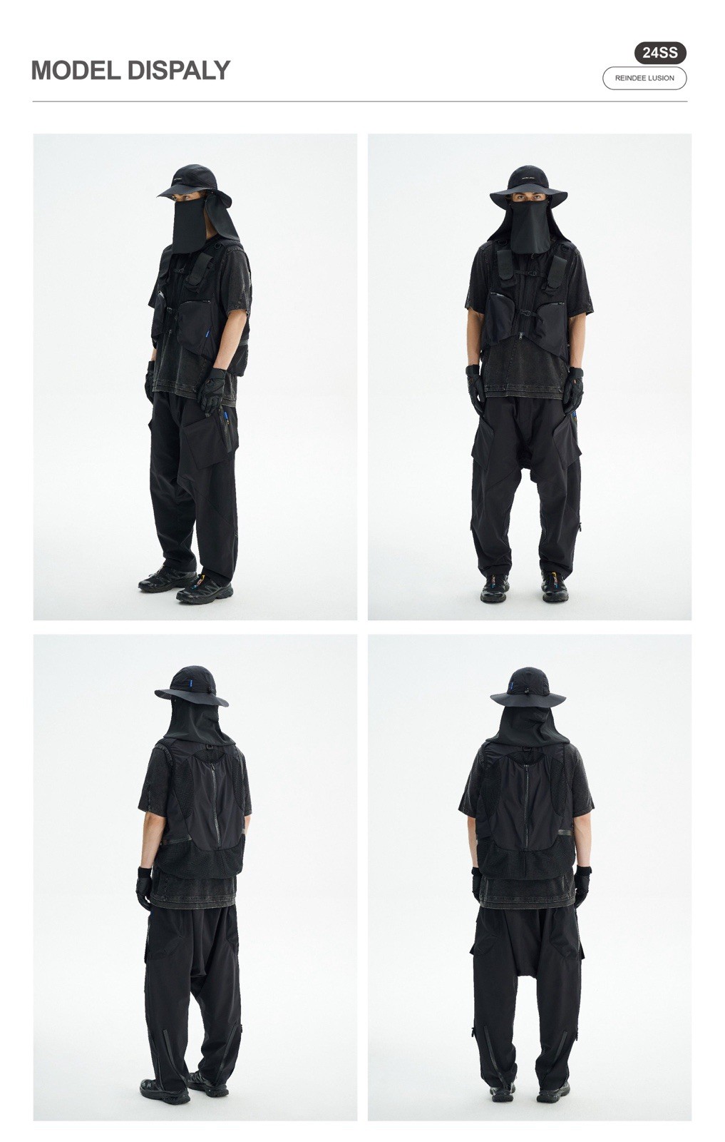 REINDEE LUSION 0219 FUNCTIONAL LIGHTWEIGHT TACTICAL TECHWEAR VEST MEDIUM