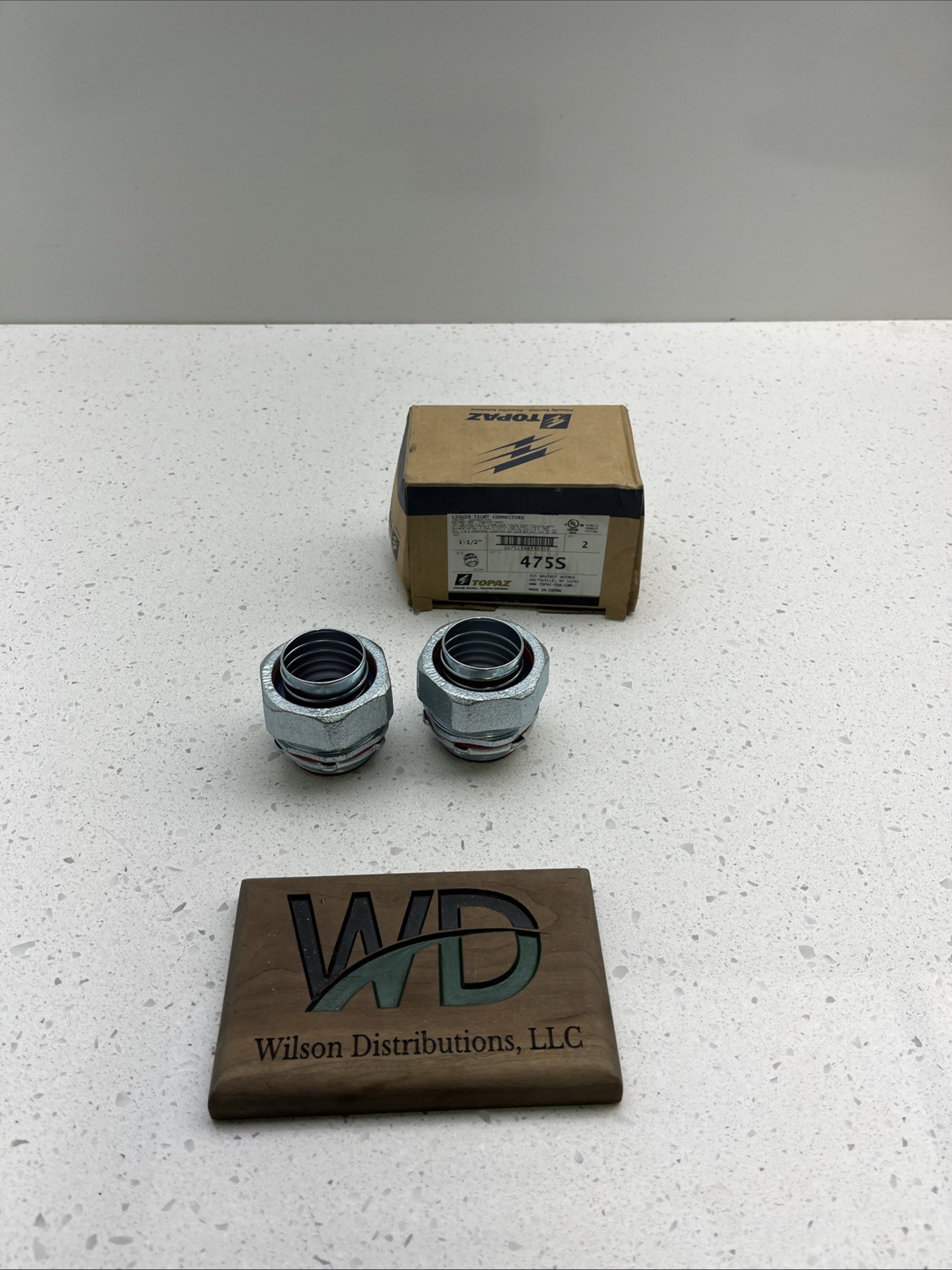 475S Topaz 1-1/2” Liquid Tight Connectors Qty2