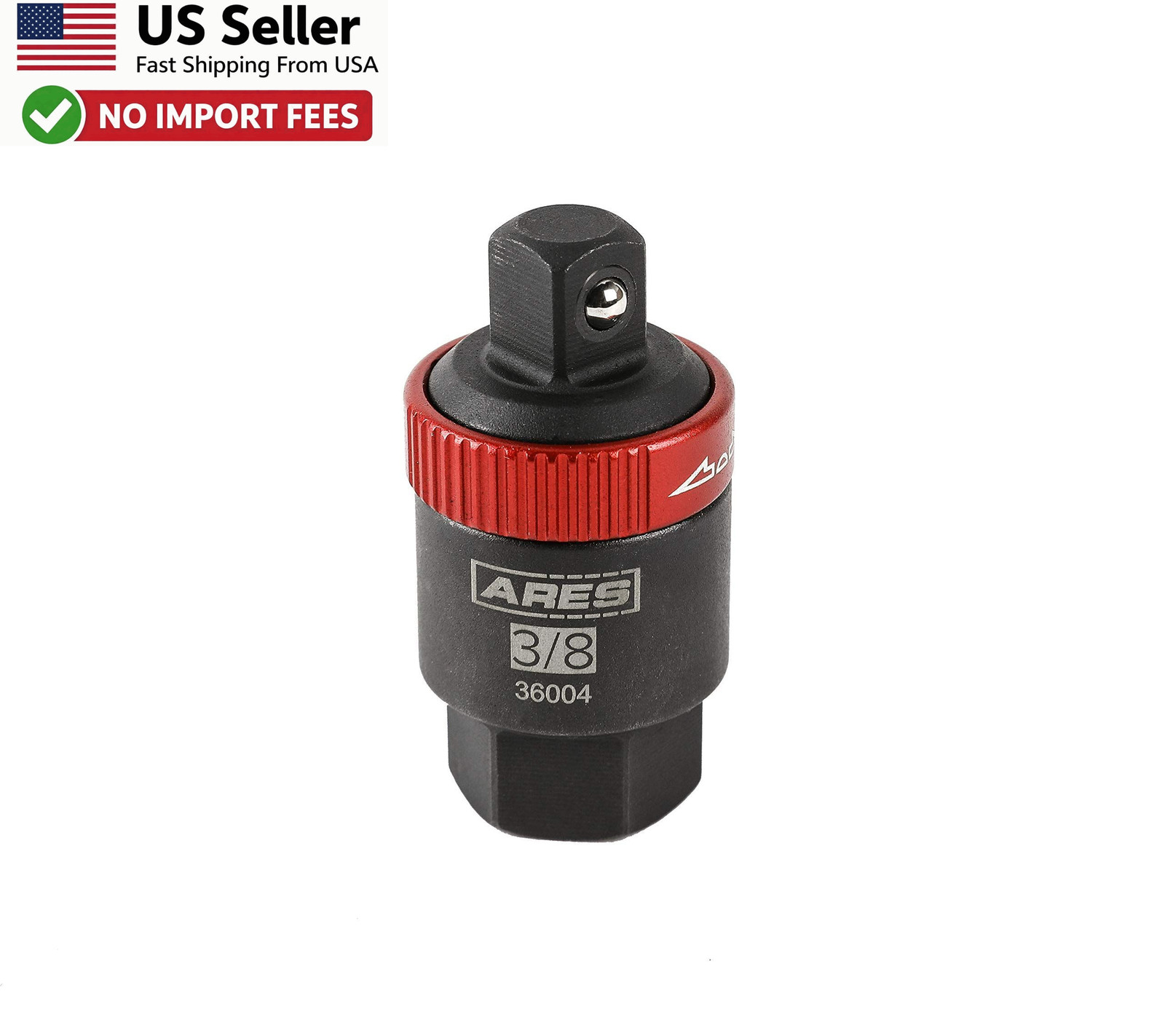 ARES 36004 3/8-Inch Drive Ratcheting Breaker Bar Adapter Reversible FROM USA