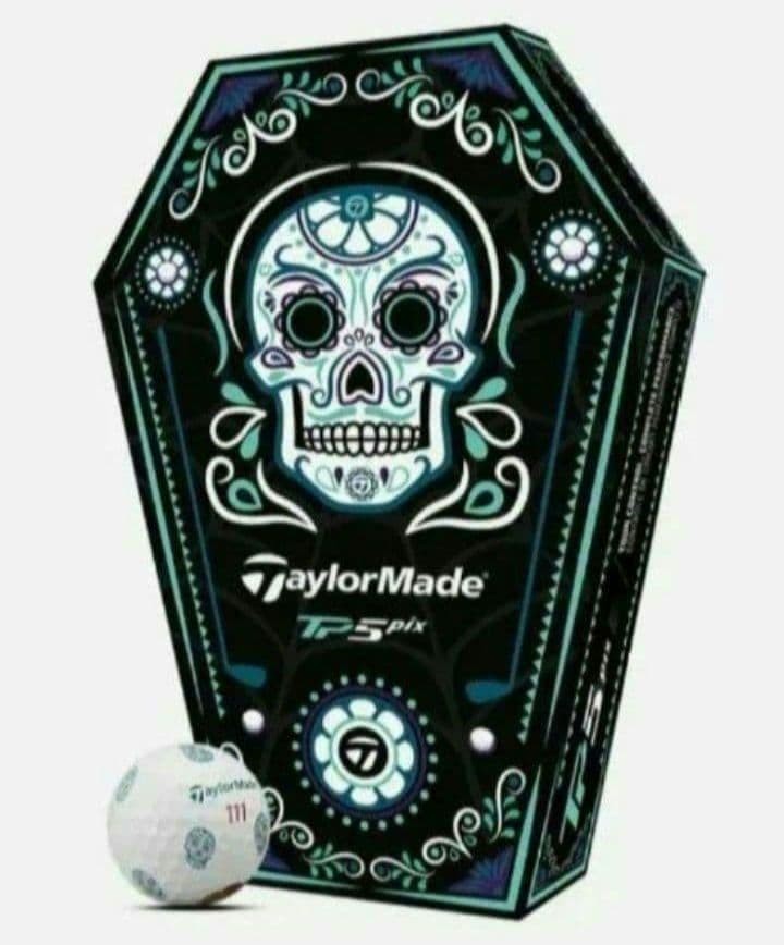 TAYLORMADE TP5 pix Dia de los Muertos Limited Edition Golf Balls