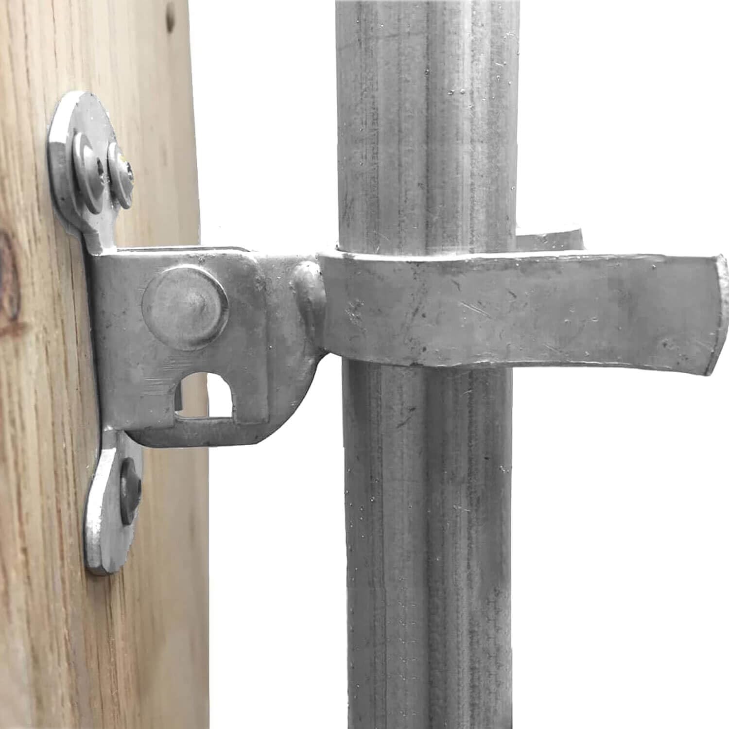 Wall Mount (Flat Back) Fork Gate Latch - Use for 1-7/8" (2") Gate Frames - CASE