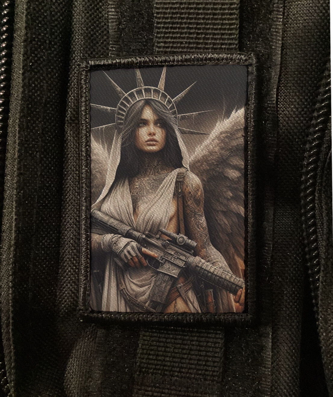 Gundam Robot Patch Morale Army Tactical Hook [sub]