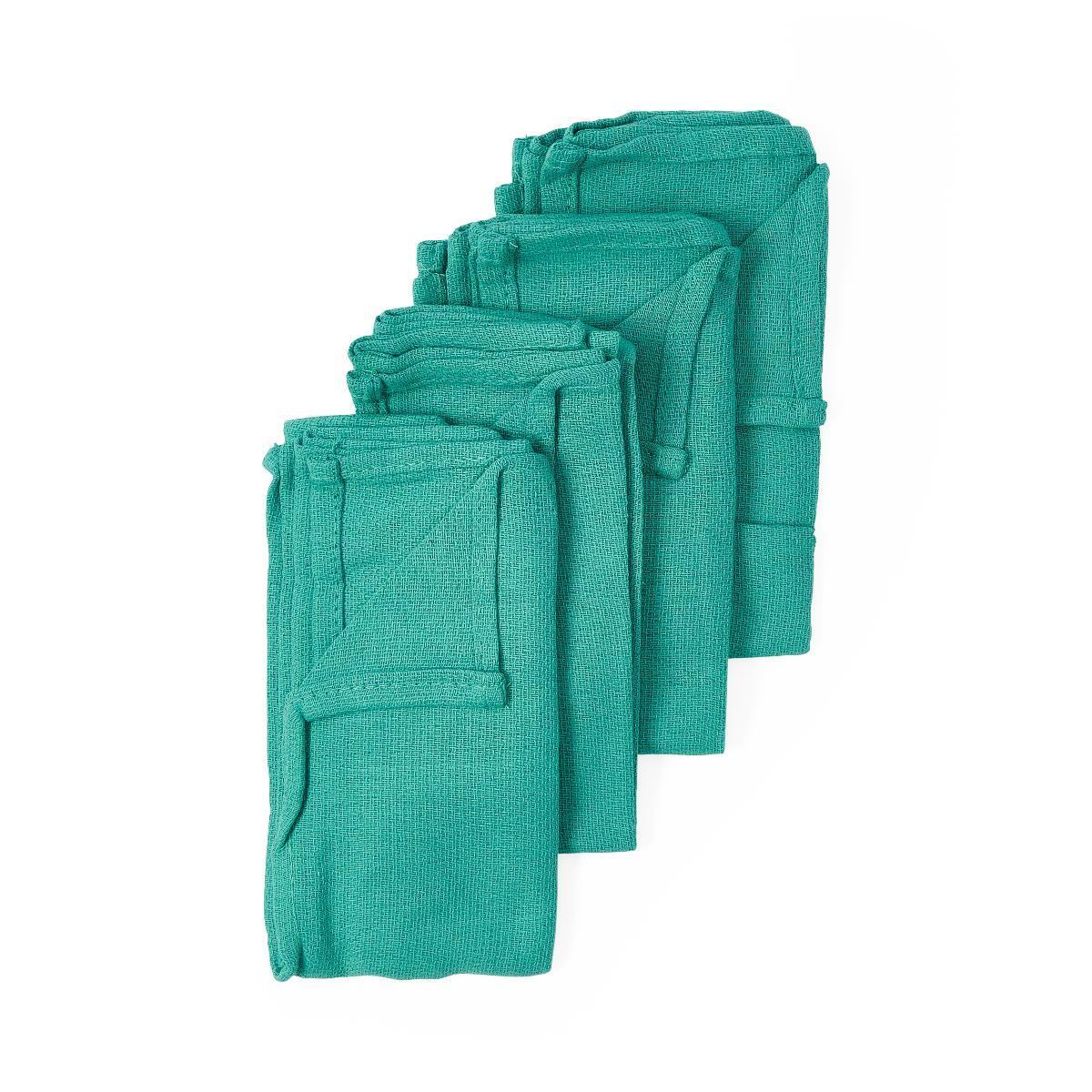 Sterile Disposable Deluxe OR Towel, Jade Green, 4/PK, Case of 20 Packs