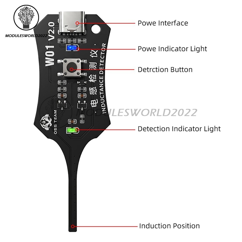 Inductance Detector PC Repair Electromagnetic Induction Quick Fault Check Type C
