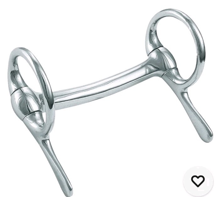 Weaver Leather Half Cheek Mullen Bit 5 Inch SS