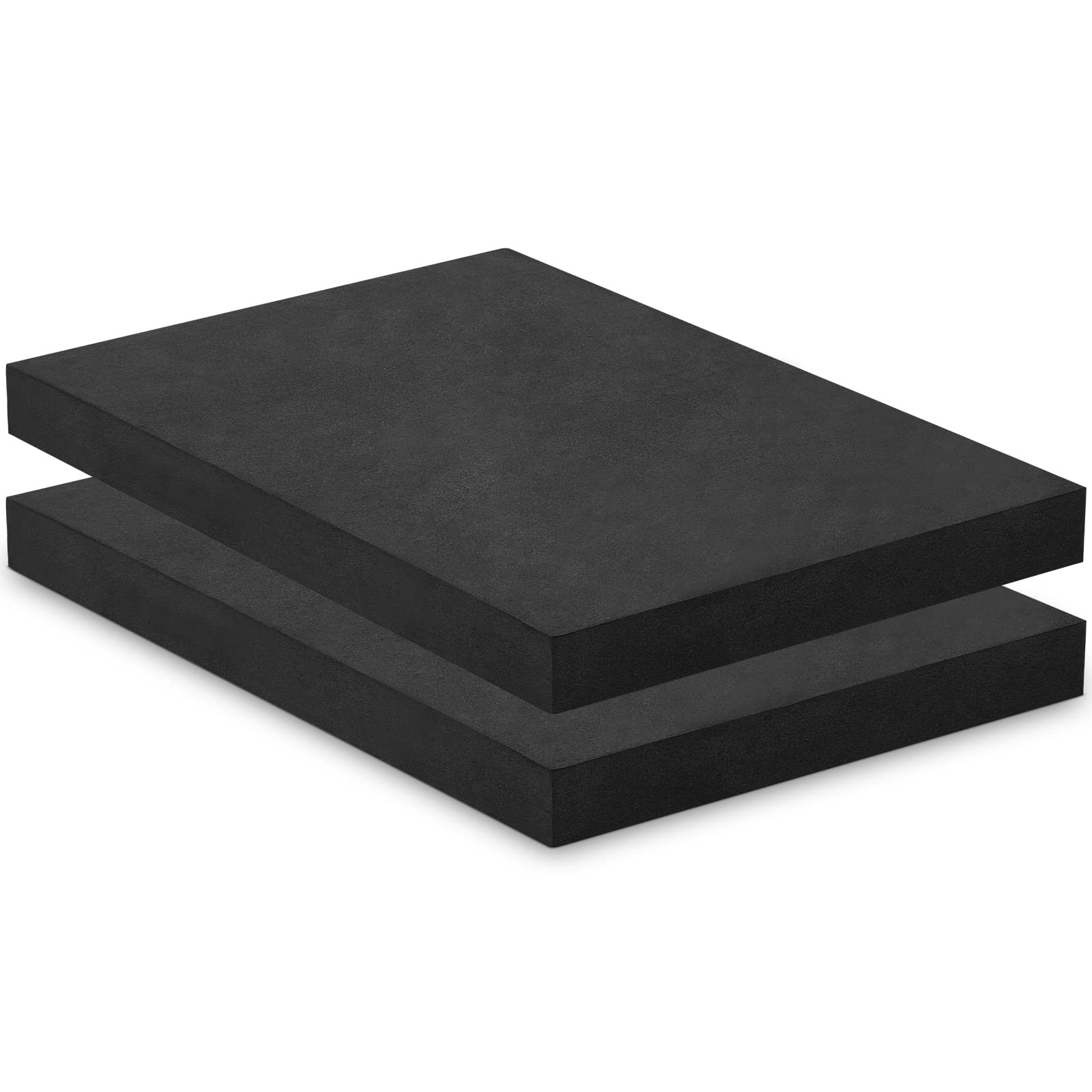 2 Pcs Thermoform Molding Foam Sheet, 12 x 8 x 1 Inch, Black Press Thermoform ...