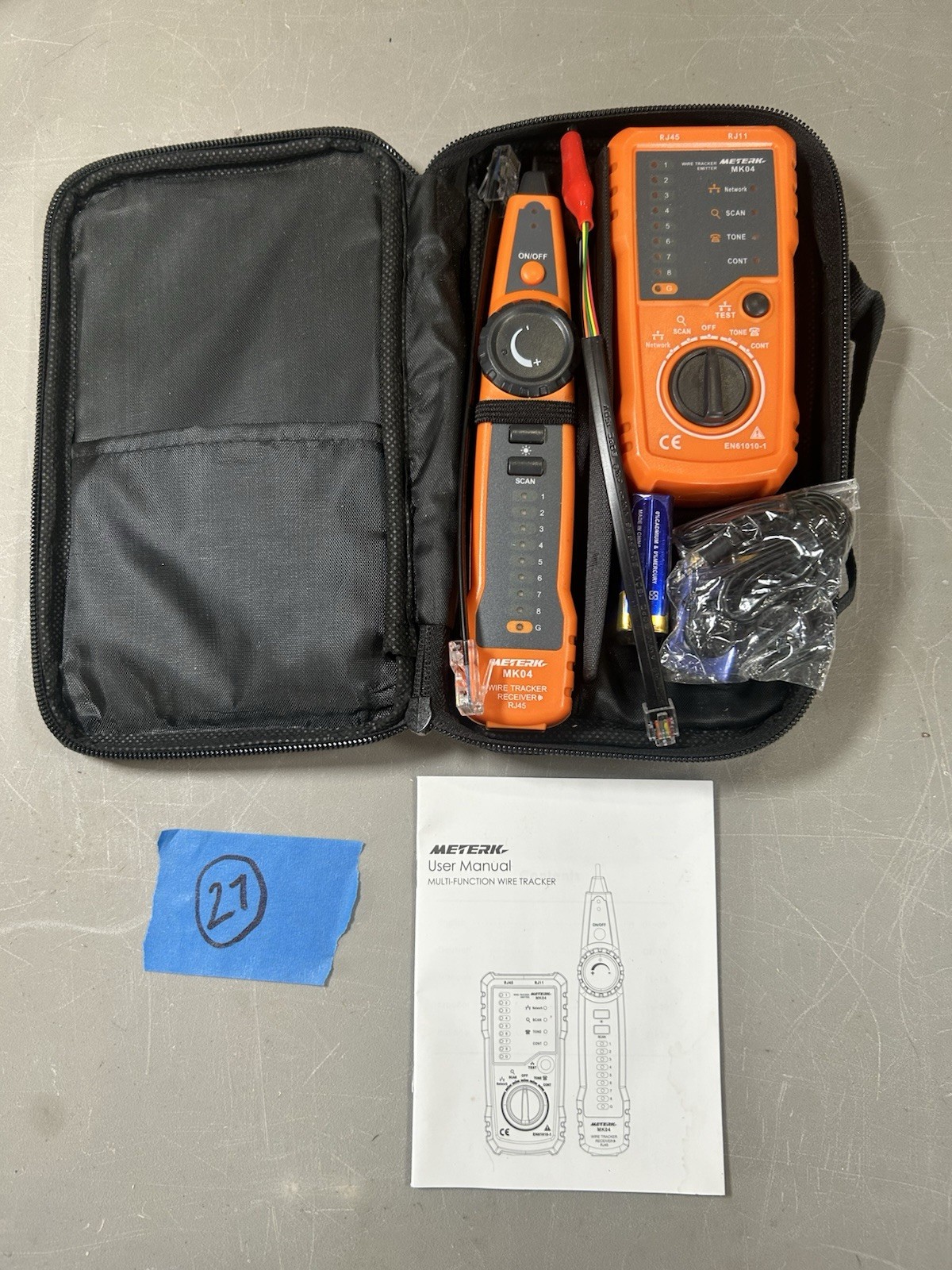 Meterk Multi-Function Wire Tracker MK04 RJ45 LAN Network Cable Tester