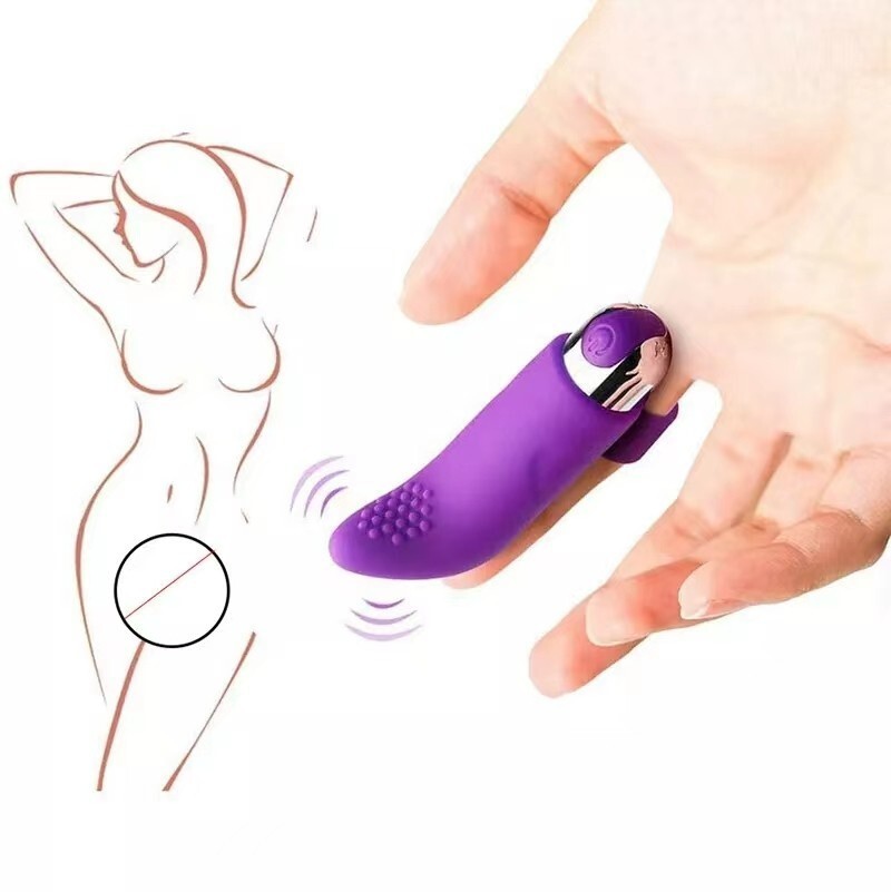Finger Vibrator G-spot Clit Massager Stimulator Sex Toys for Women Rechargeable