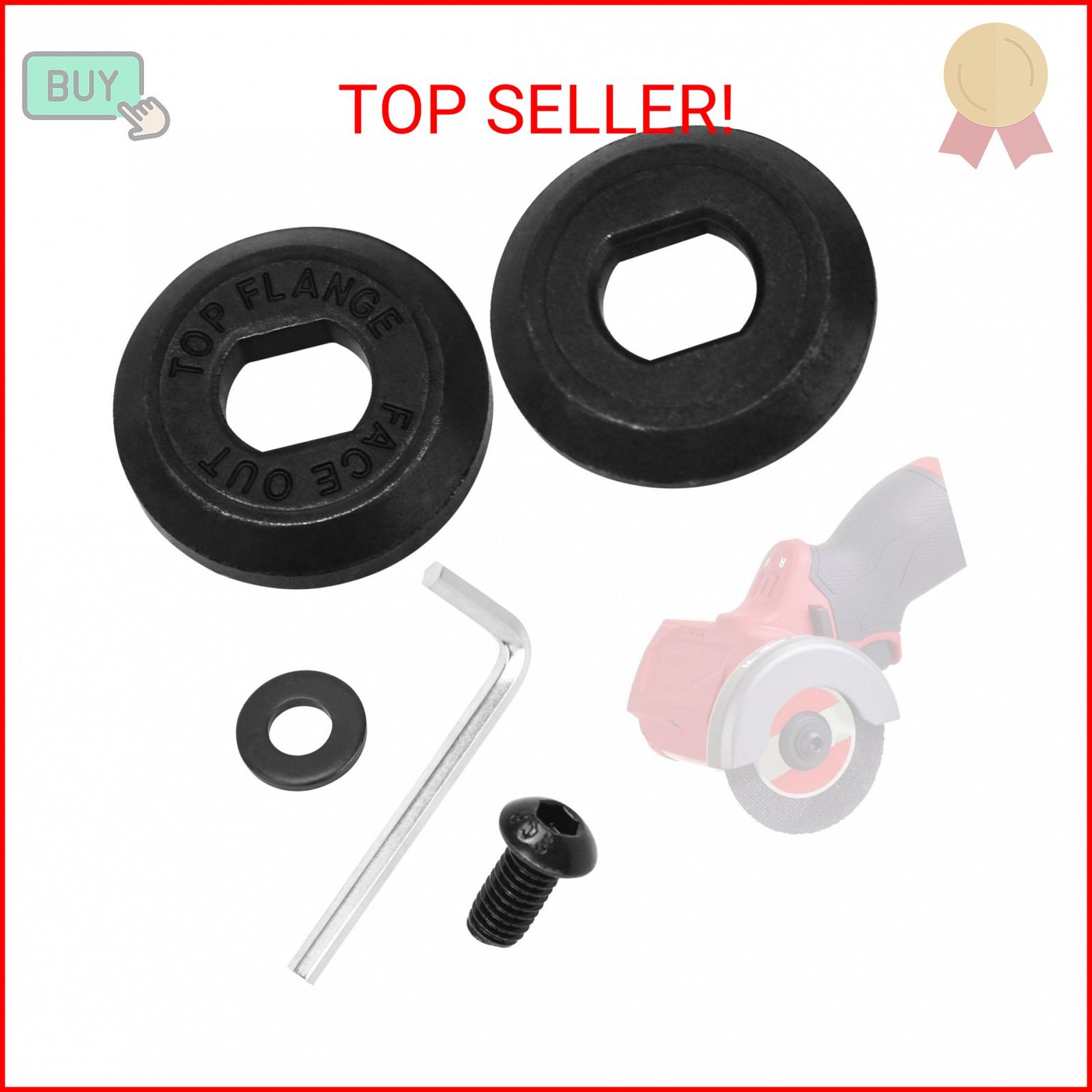 14-46-2075 Flange and Blade Bolt Kit for 2522-20 Compact 3" Cut-Off Tool Parts