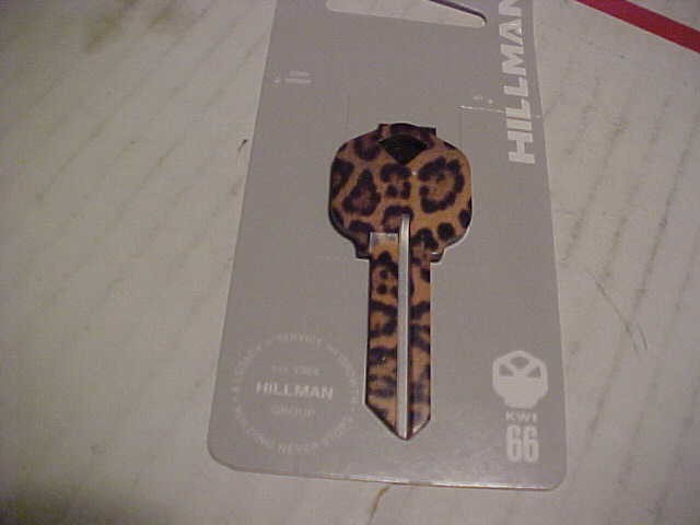 Qty 1kw 1/66 Hillman Leopard Key Blank  with free shipping