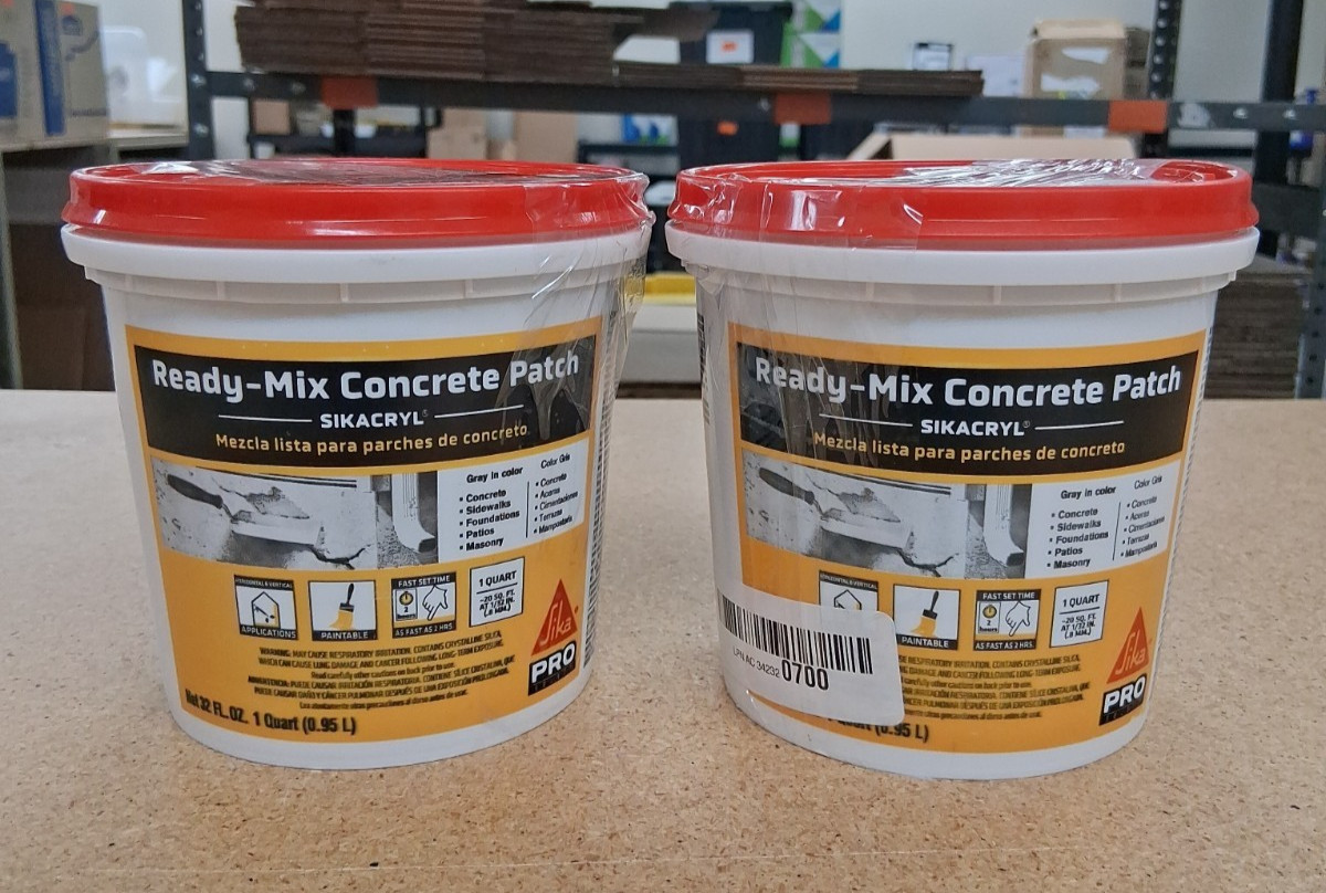Sika - Sikacryl - Gray - Ready-Mix Concrete Patch - 1 qt (Pack of 2) *A1