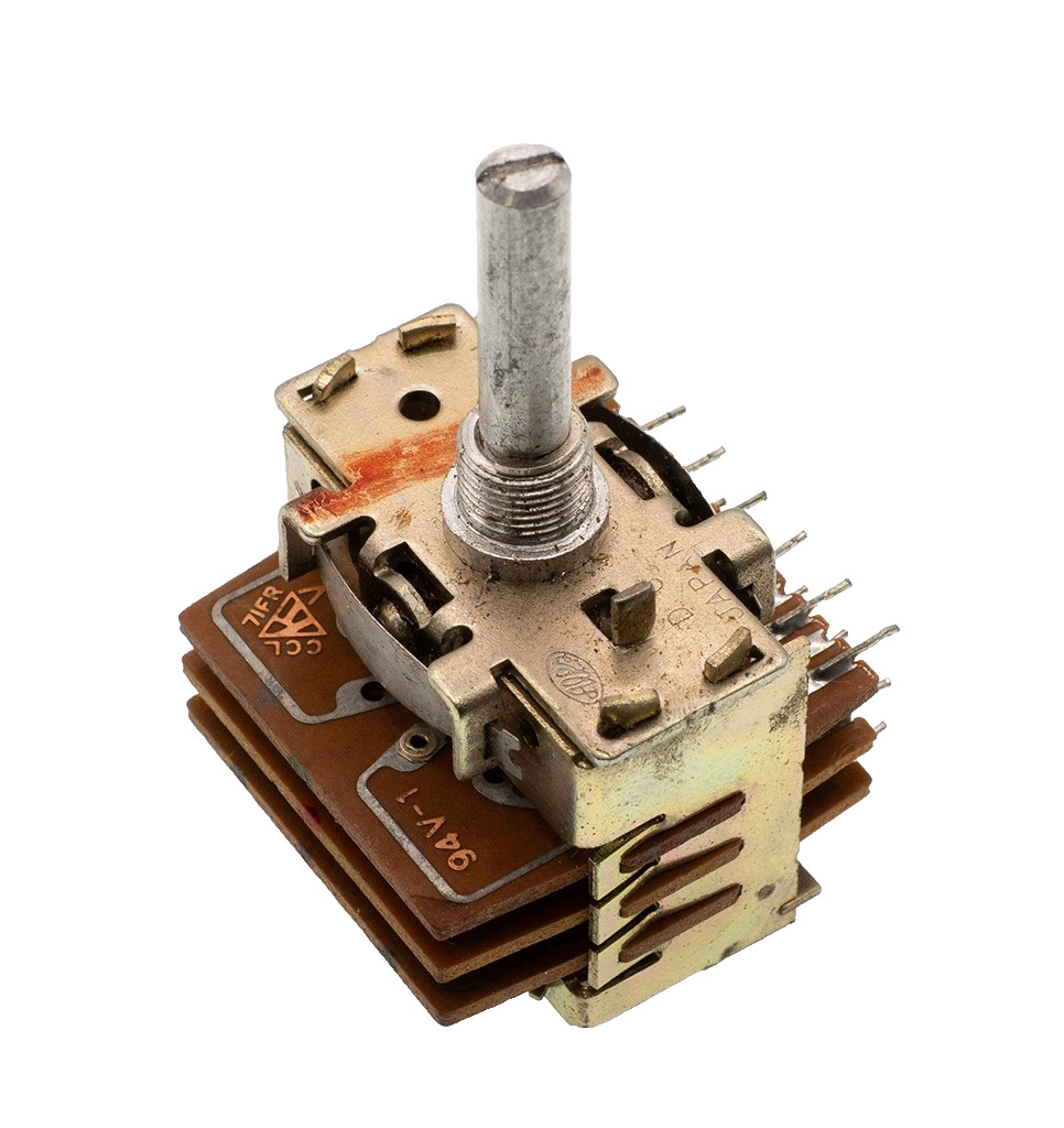Alps 302H, 24 Step (15 degree/position) coded Rotary Selector Switch, Sansui?