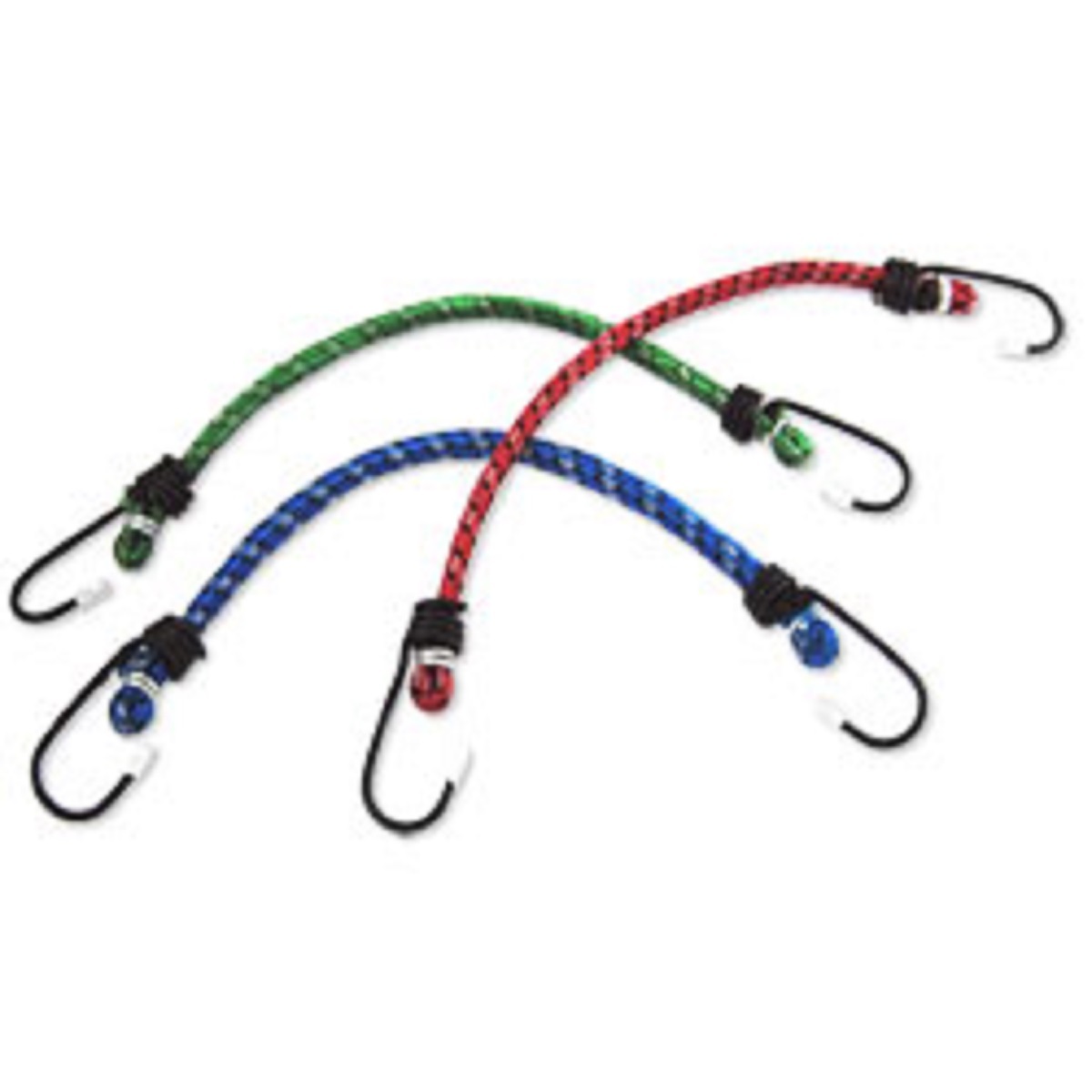 100 New 36" Bungee Cords Elastic Strap Bungi Tie Downs Ten Bags of 10