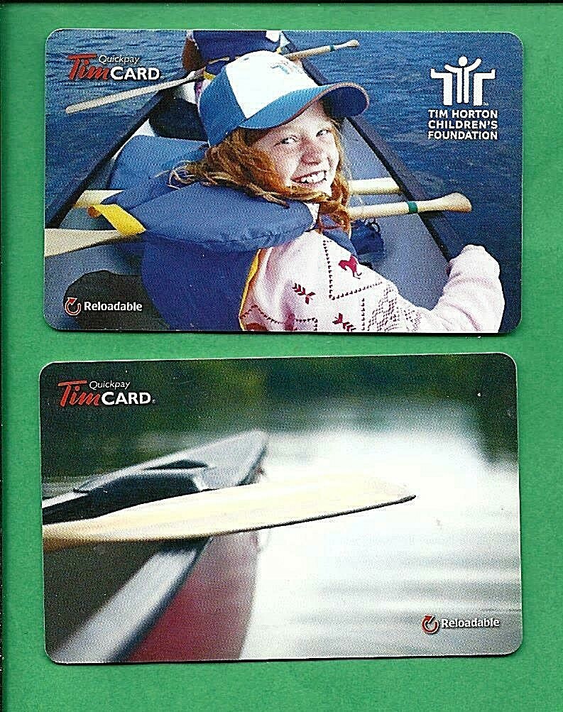 Tim Horton Canada Children's Foundation & Paddle Gift Card  No  Value