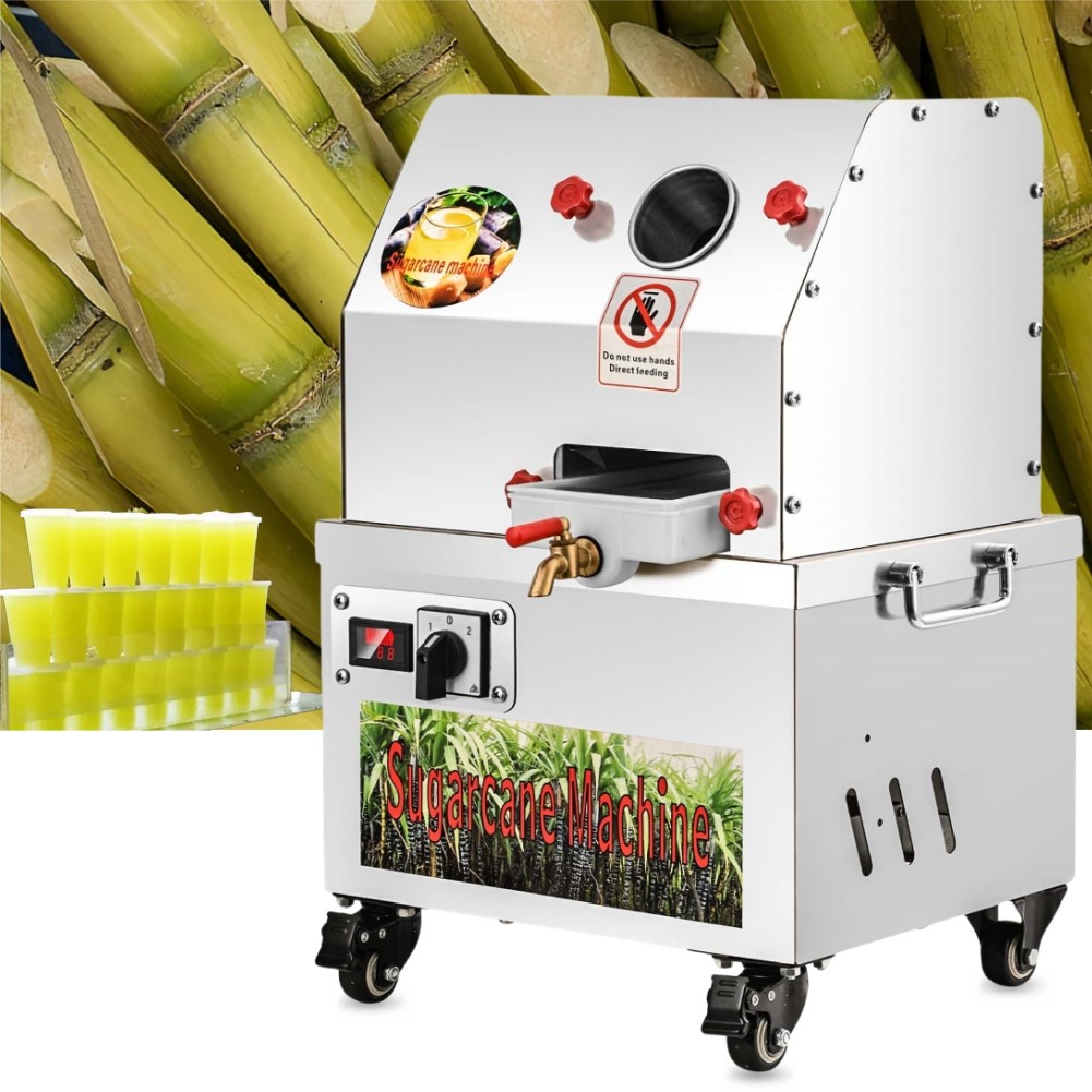 Commercial Sugar Cane Juicer Celery 110V Juicing Machine Press Machine 300KG/H