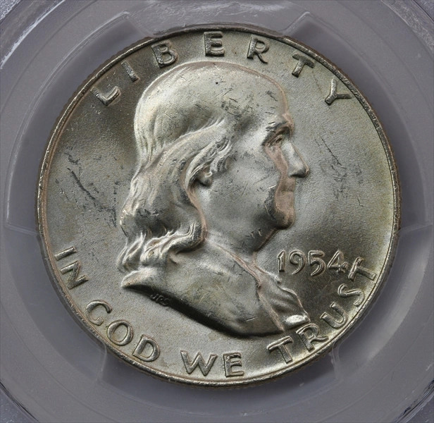 1954-D Franklin Half Dollar PCGS MS63FBL