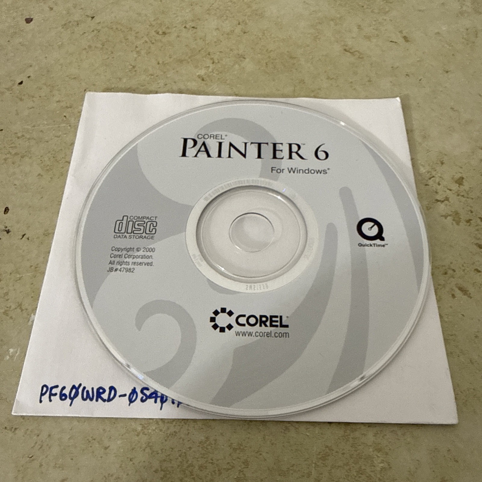 Corel Painter for Windows Disc 2