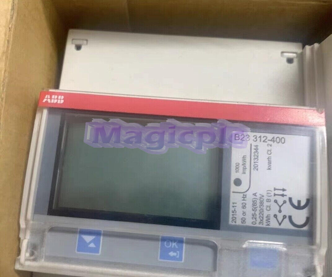 1pc ABB B23 312-400 rail mounted three-phase electricity meter