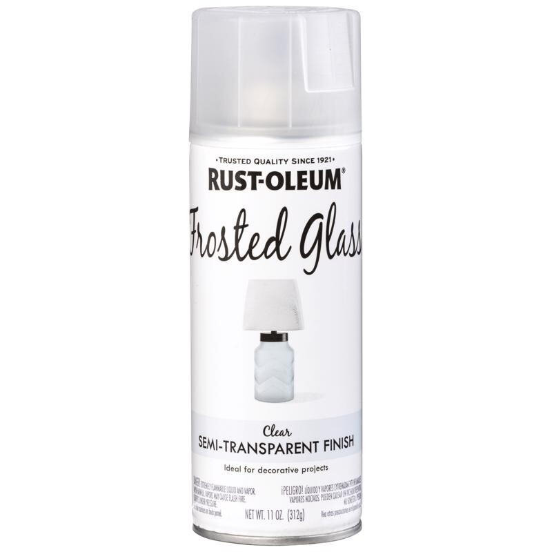Rust-Oleum Specialty Gloss FROSTED GLASS Spray Paint 11 oz Privacy Décor Etched
