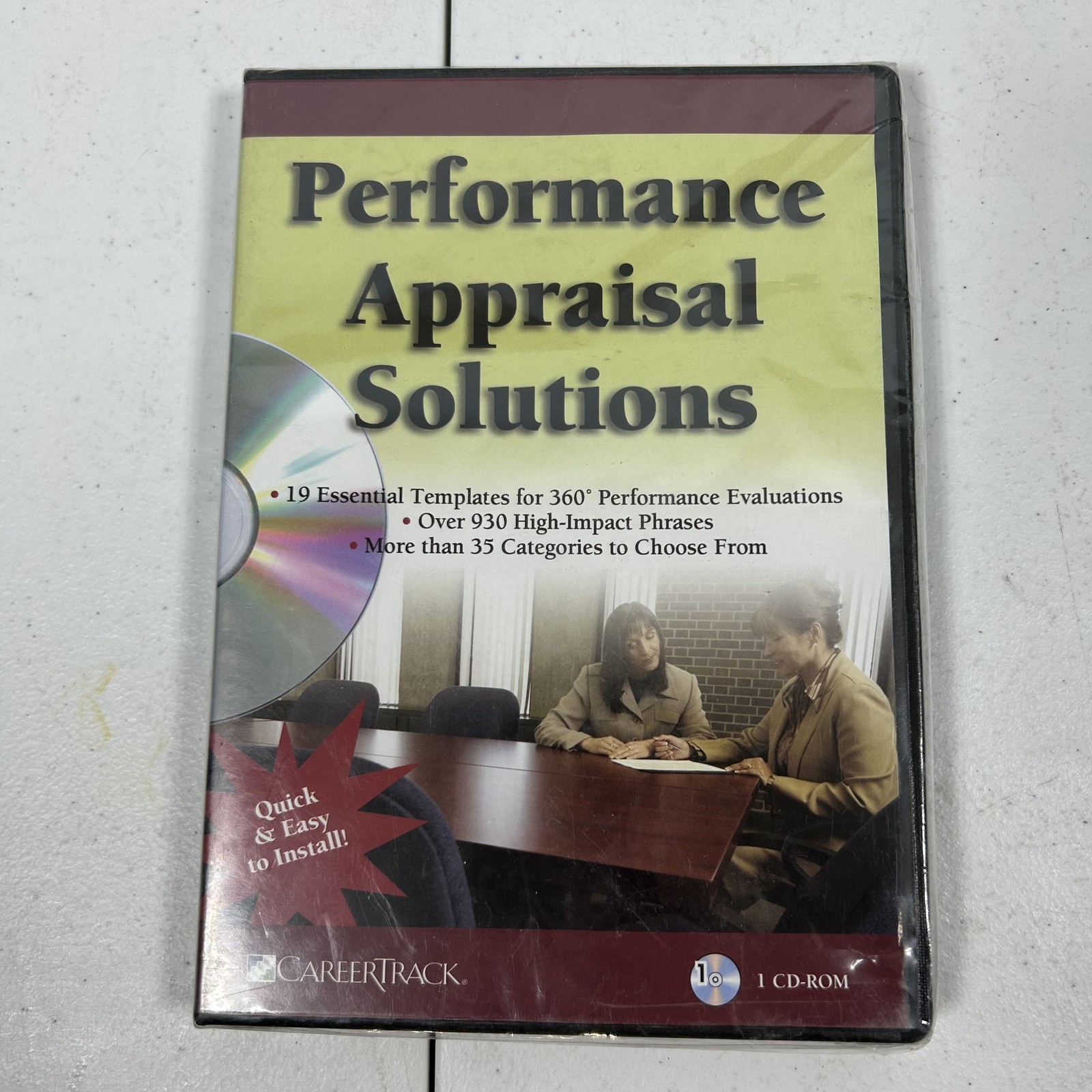 CareerTrack Performance Appraisal Solutions CD-ROM Software Win/Mac HR
