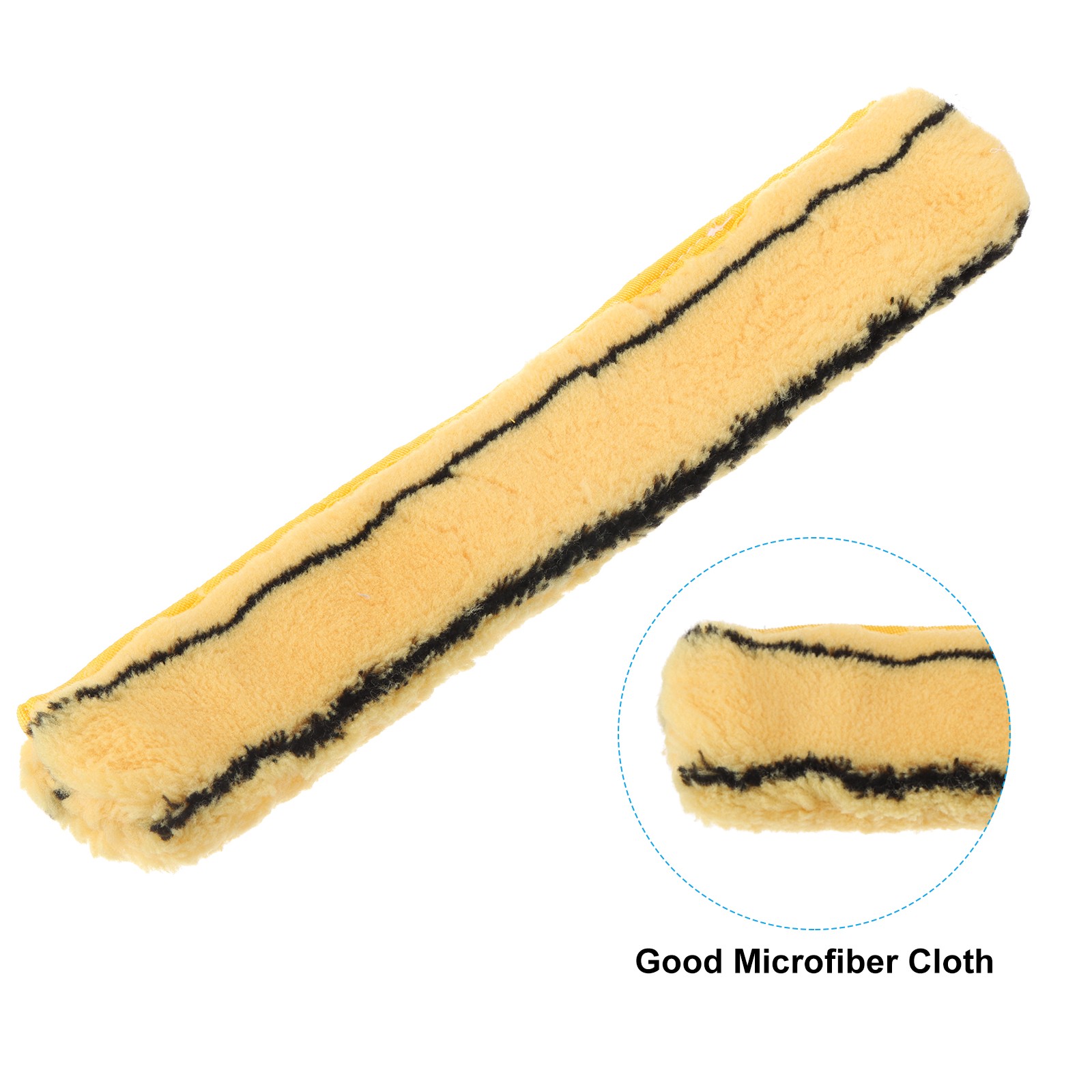 Microfiber Window Scrubber Replacement Head 14.57 Inch Yellow