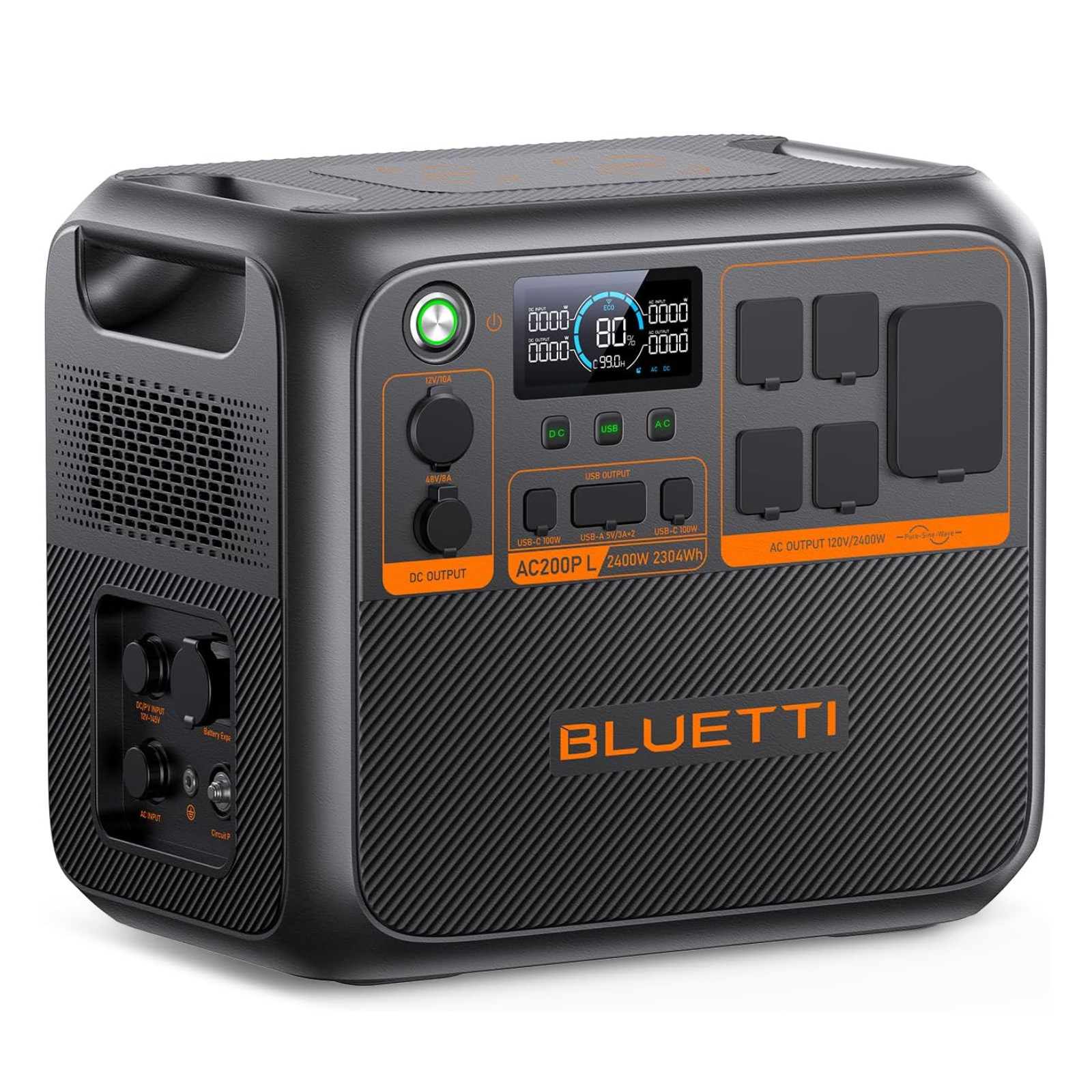 BLUETTI AC200PL Solar Ready Power Station 2304Wh + 200W PV Foldable Solar Panel